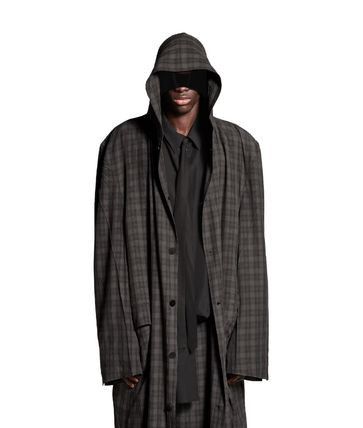 Balenciaga o1w1db10226 Fluid Coat In Black Size US L / EU 52-54 / 3 - 3 Thumbnail