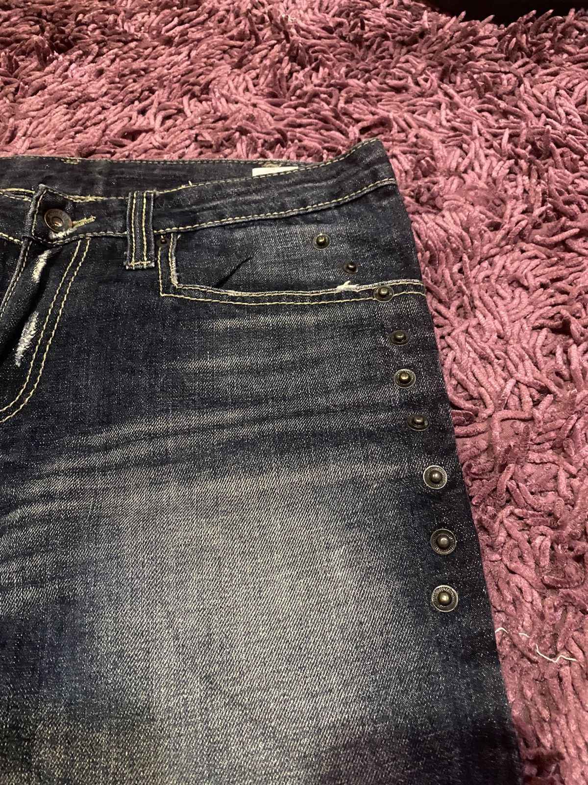 Japanese Brand × Seditionaries × Vintage Semantic Design Denim Jeans Size US 33 - 4 Thumbnail