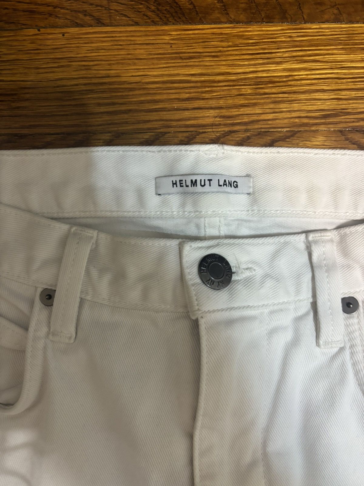 Helmut Lang white helmut lang denim Size US 29 - 5 Thumbnail