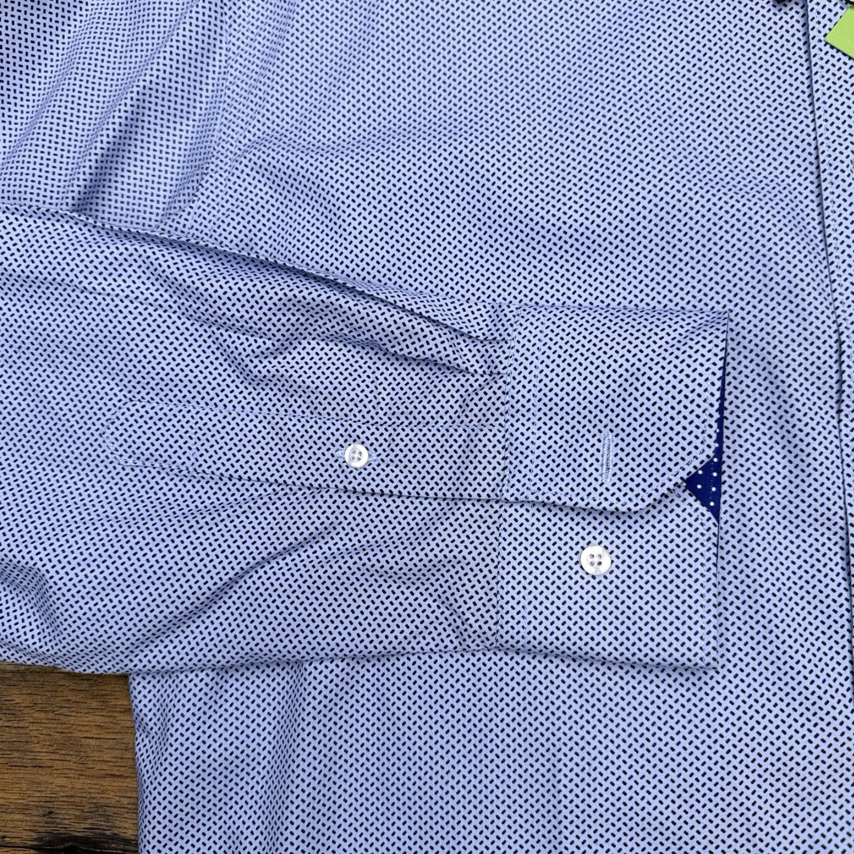 Vintage Bristol & Bull Shirt Mens Large 16.16.5 Blue Button Up New Size US L / EU 52-54 / 3 - 6 Thumbnail