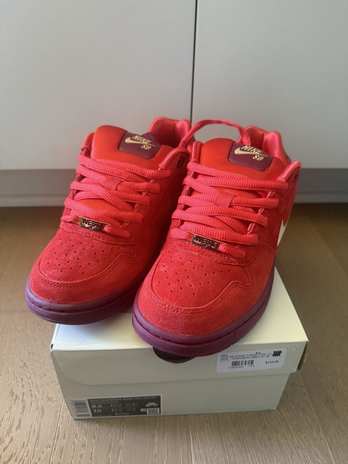 Nike SB Nike SB Air Zoom Low P-Rod Habanero Red West 8.5 Size US 8.5 / EU 41-42 - 1 Thumbnail