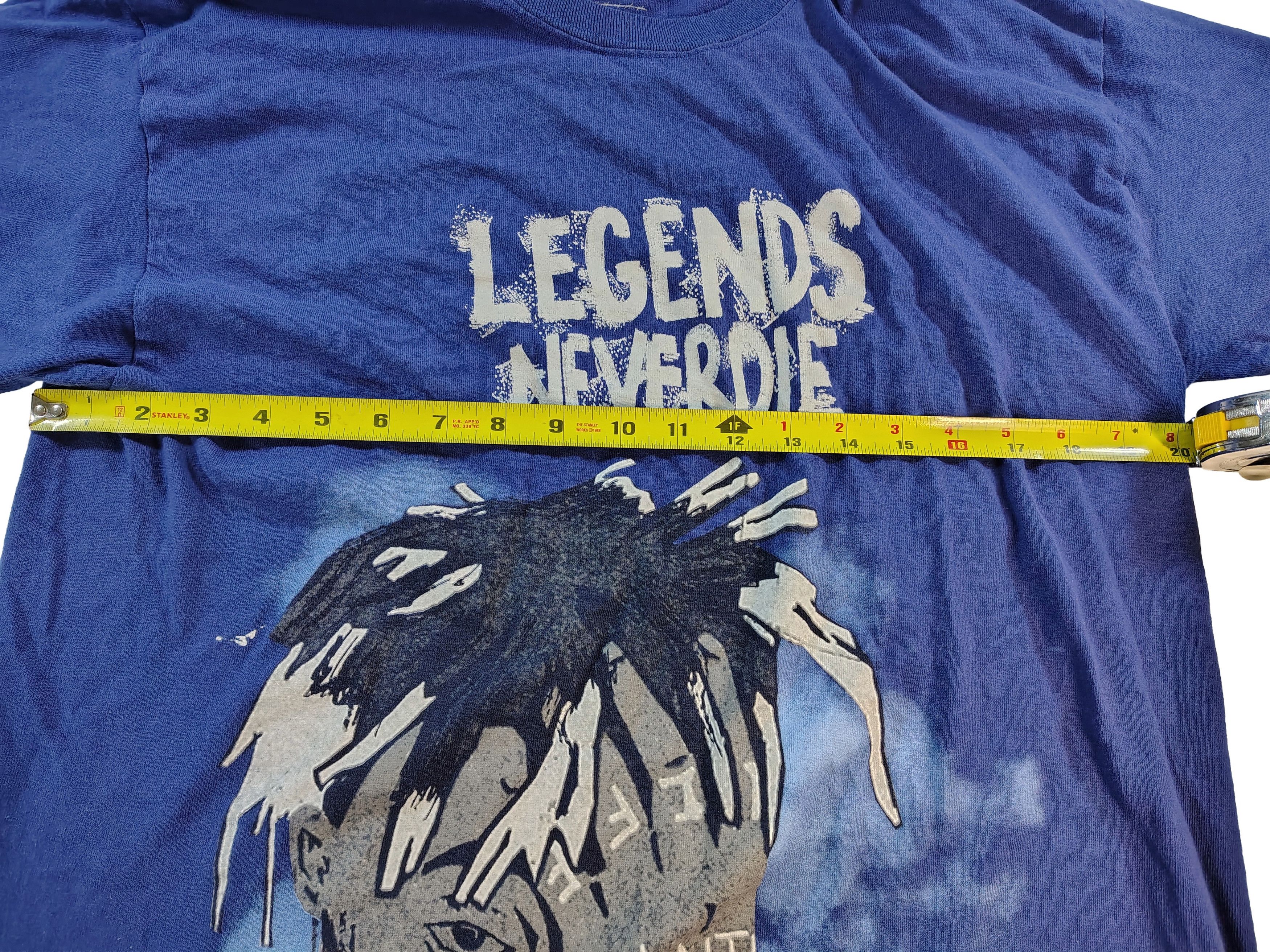 Other Men's Rare Navy Blue Legends Never Die Juice WRLD T-Shirt Size US L / EU 52-54 / 3 - 3 Thumbnail