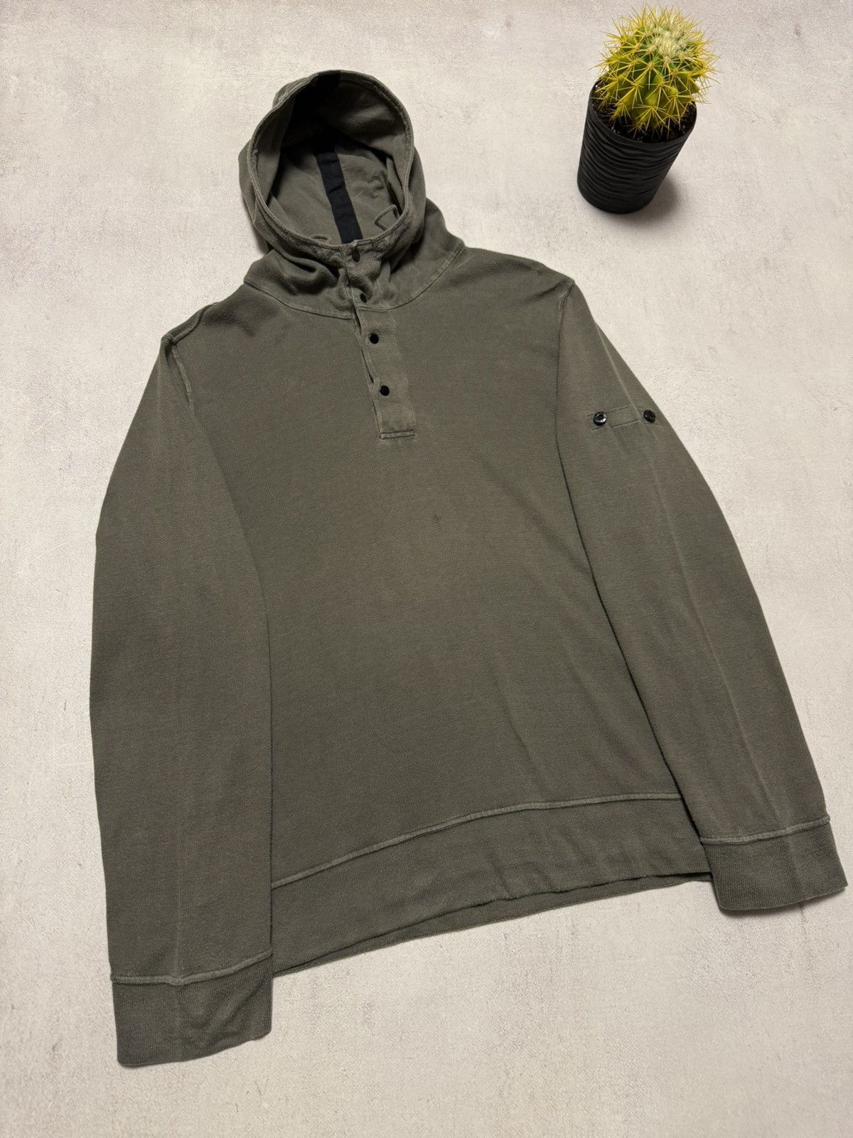 Stone Island Vintage Stone Island Hoodie Pullover Mens L Size Very Rare Size US L / EU 52-54 / 3 - 2 Thumbnail