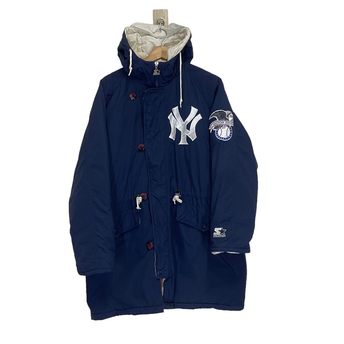 MLB × New York Yankees New York Yankees Big Logo Coach Jacket Size US XL / EU 56 / 4 - 5 Thumbnail
