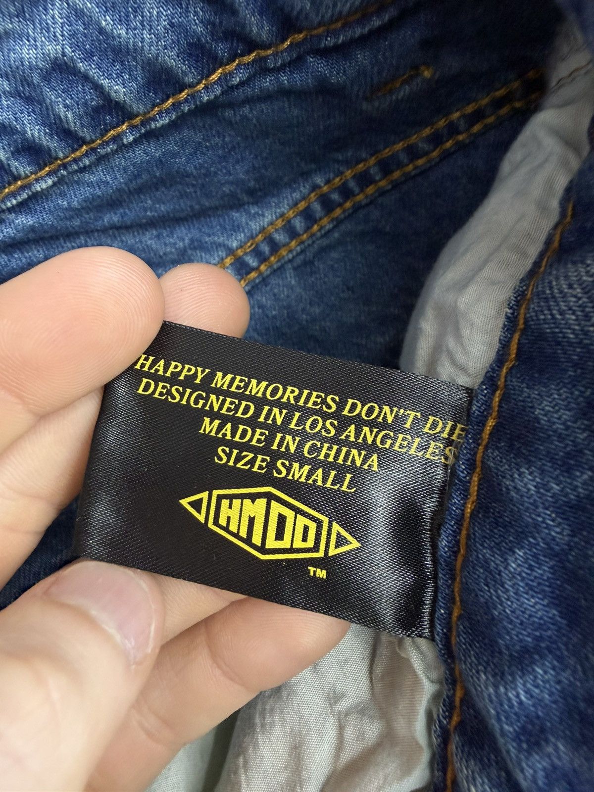 HMDD Size S - Happy Memories Dont Die “HMDD” Inside Out Jorts Size US 30 / EU 46 - 8 Thumbnail