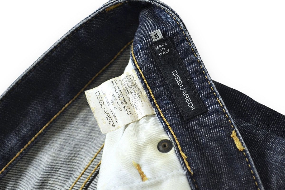 Dsquared2 Dsquared2 Distressed Slim Fit Indigo Jeans Denim Pants Size US 30 / EU 46 - 9 Thumbnail