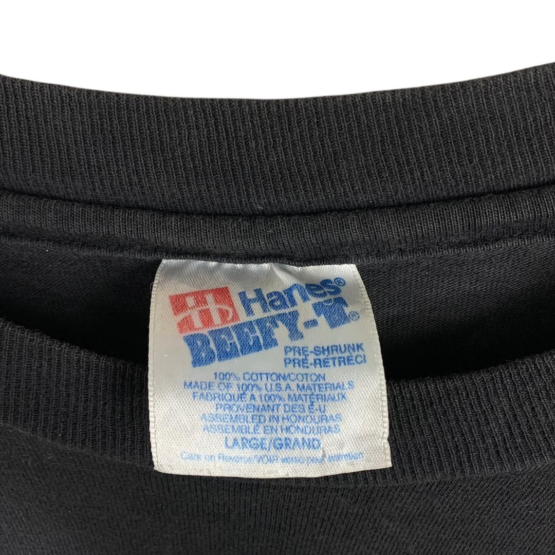 Hanes Vintage FORTIES skateboard centre Spellout long sleeve tee Size US L / EU 52-54 / 3 - 3 Thumbnail