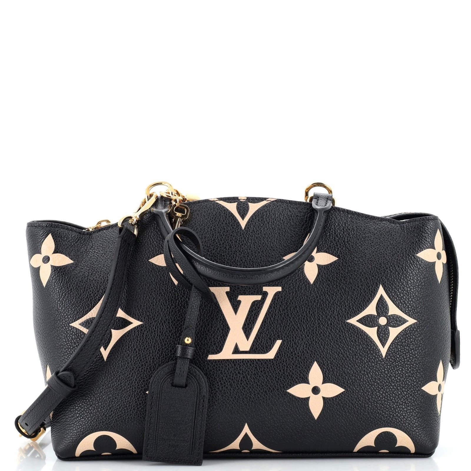 Petit Palais Handbag Bicolor Monogram Empreinte Giant None