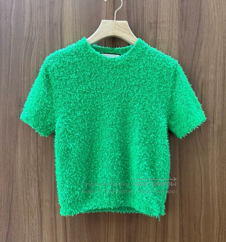 Gucci Gucci Green plush short sleeves Size S / US 4 / IT 40 - 1 Thumbnail