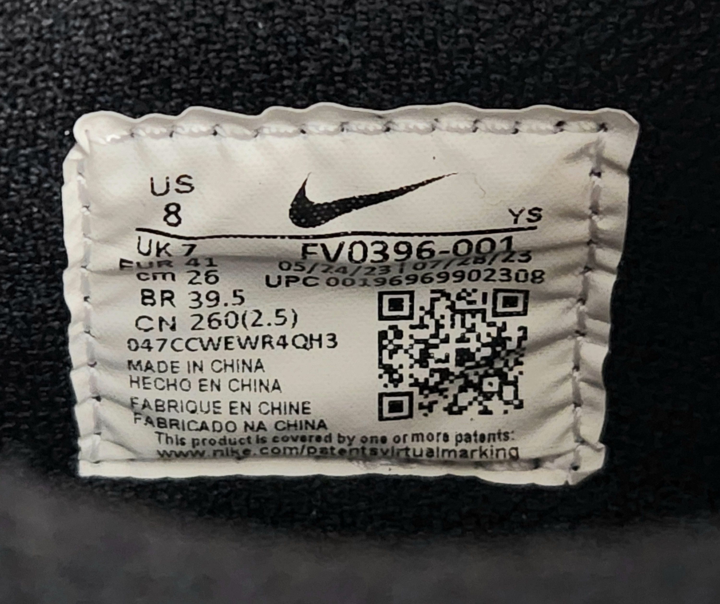 Nike Nike Terminator Low Black Medium Ash Gum Grey 8 FV0396-001 Size US 8 / EU 41 - 12 Thumbnail