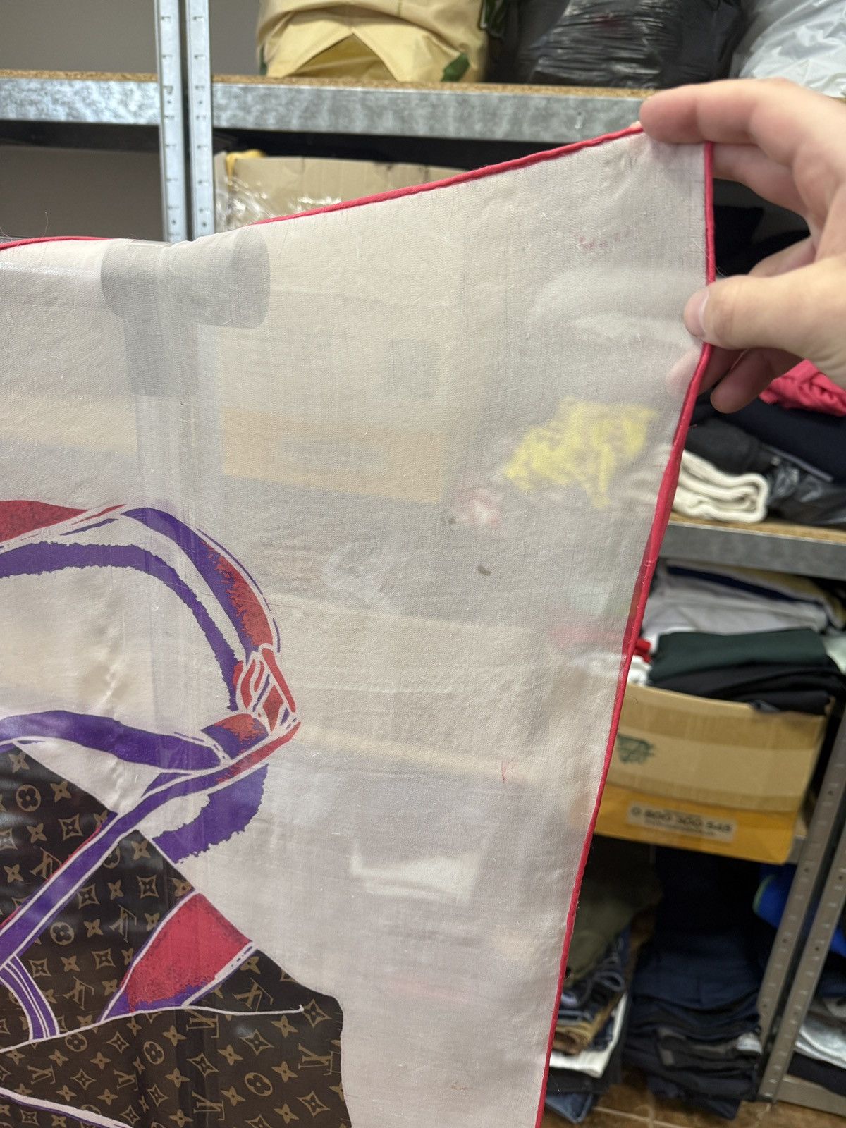 Louis Vuitton 🇮🇹 Louis Vuitton Monogram Silk Scarf Shawl Wrap Luxury Rare Size ONE SIZE - 5 Thumbnail
