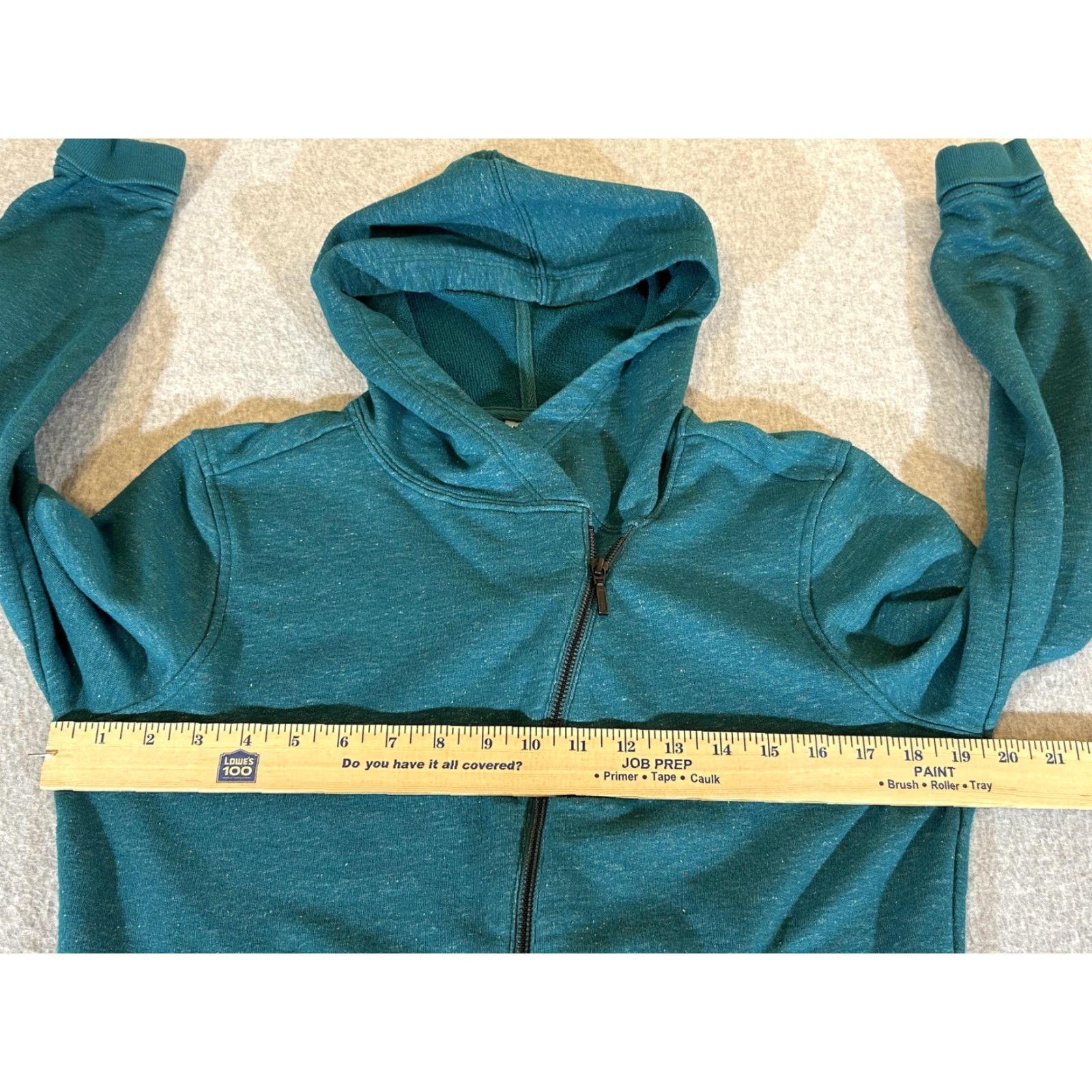Vintage REI Womens Medium Green Full Zip Hoodie Sweatshirt Outdoor Hiking Trail Jacket Size M / US 6-8 / IT 42-44 - 4 Thumbnail