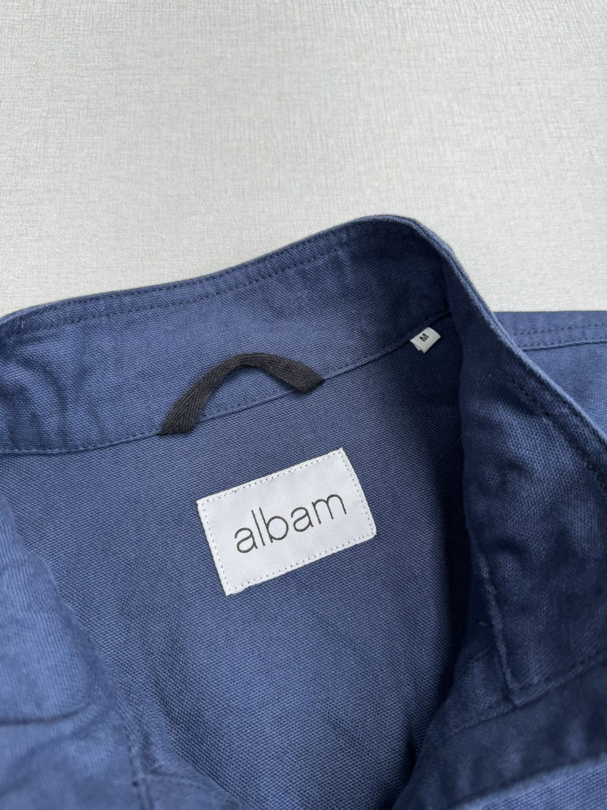 Albam Men’s ALBAM Half Zip Cotton Jacket Made In Portugal size M Size US M / EU 48-50 / 2 - 3 Thumbnail