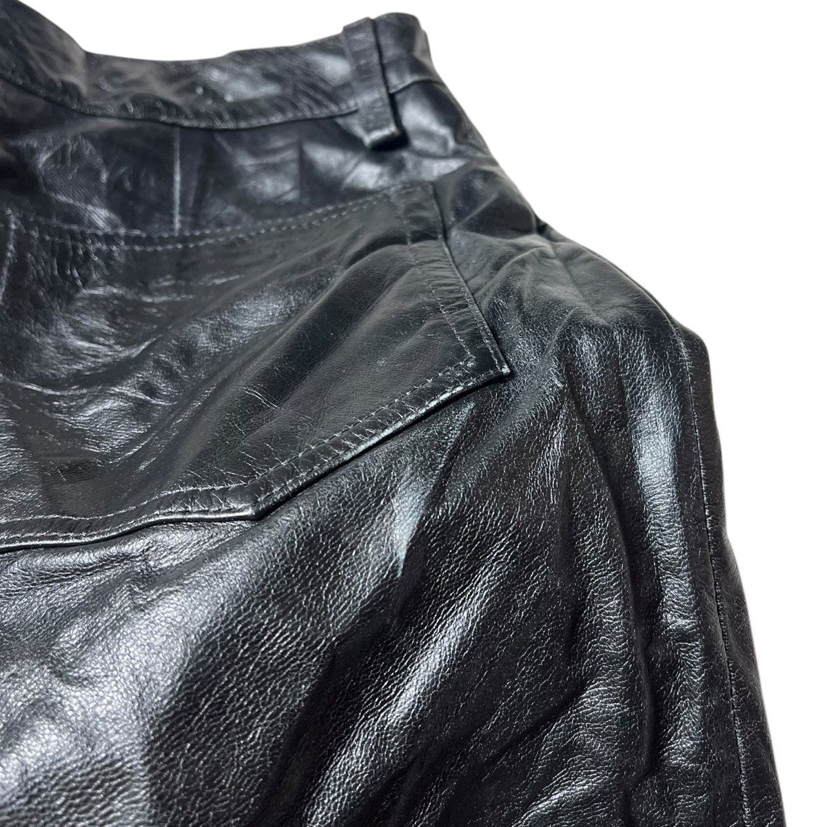 Genuine Leather Vintage GAP Lether Bootcut Flared Pants Size US 30 / EU 46 - 15 Thumbnail