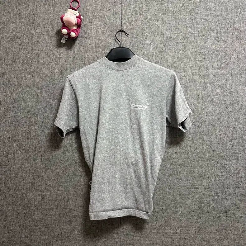Balenciaga Gray Tie-Dye Short Sleeve T-Shirt