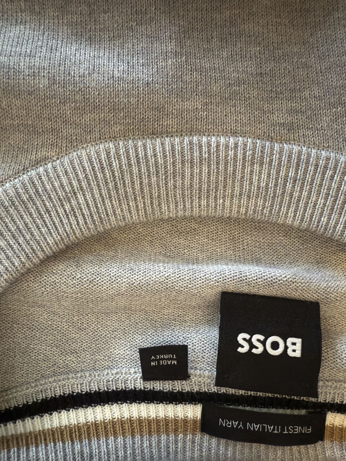 Hugo Boss Boss Gray Sweater Size US XL / EU 56 / 4 - 3 Thumbnail