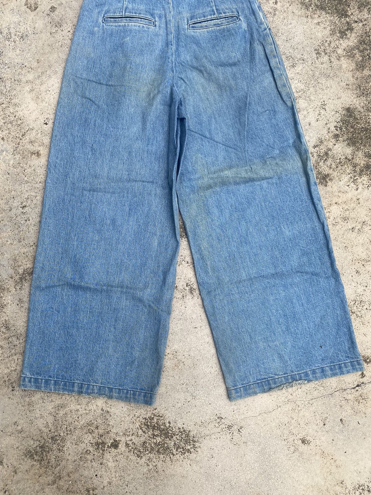 Designer × Japanese Brand × Opening Ceremony Japanese Brand Opening Ceremony Baggy Wide Leg Jeans Size 26" / US 2 / IT 38 - 14 Thumbnail