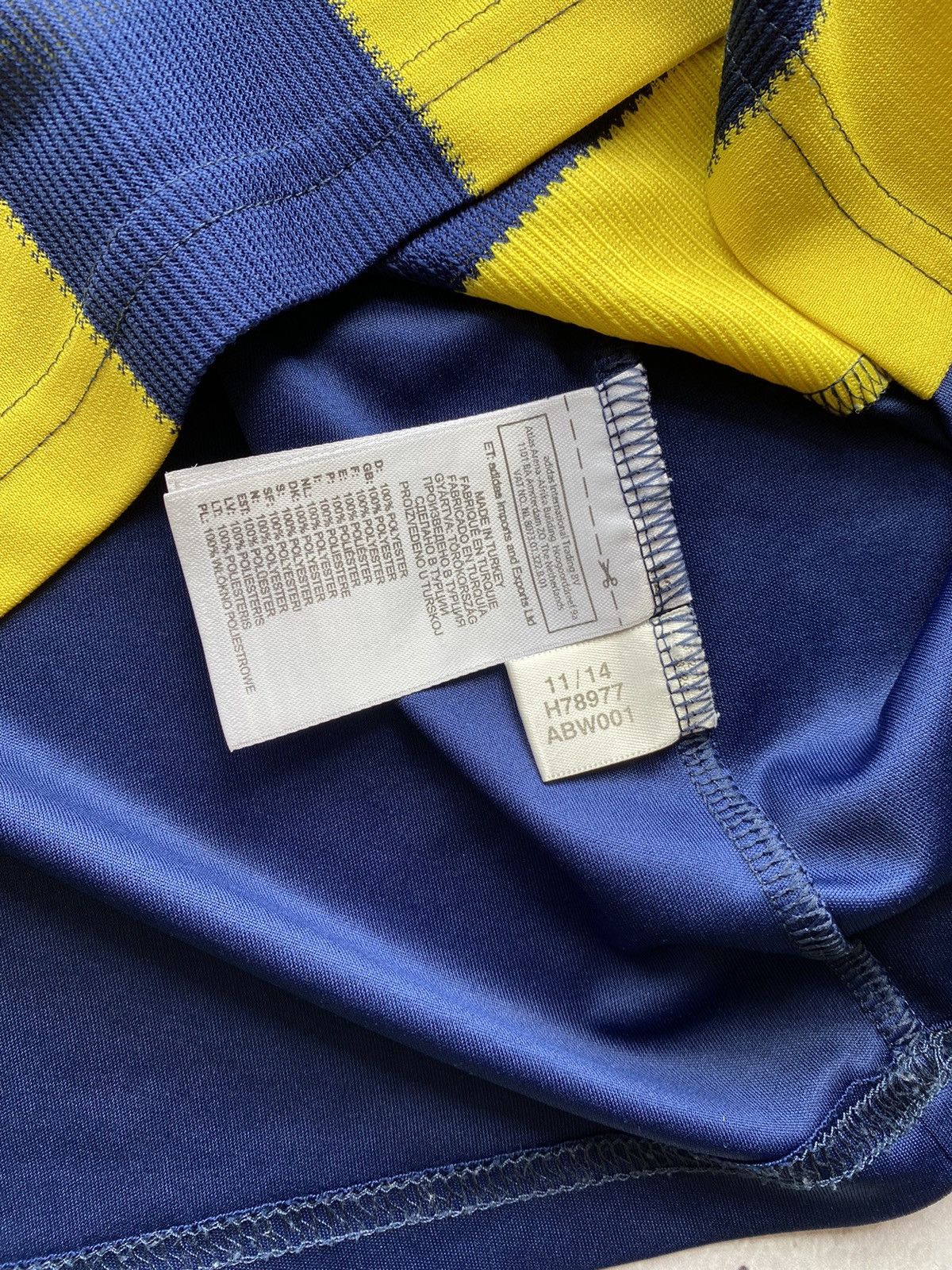 Adidas × Vintage Vintage Adidas Fenerbahce Yakup Yesilyurt 2014 Soccer Jersey Size US M / EU 48-50 / 2 - 12 Thumbnail