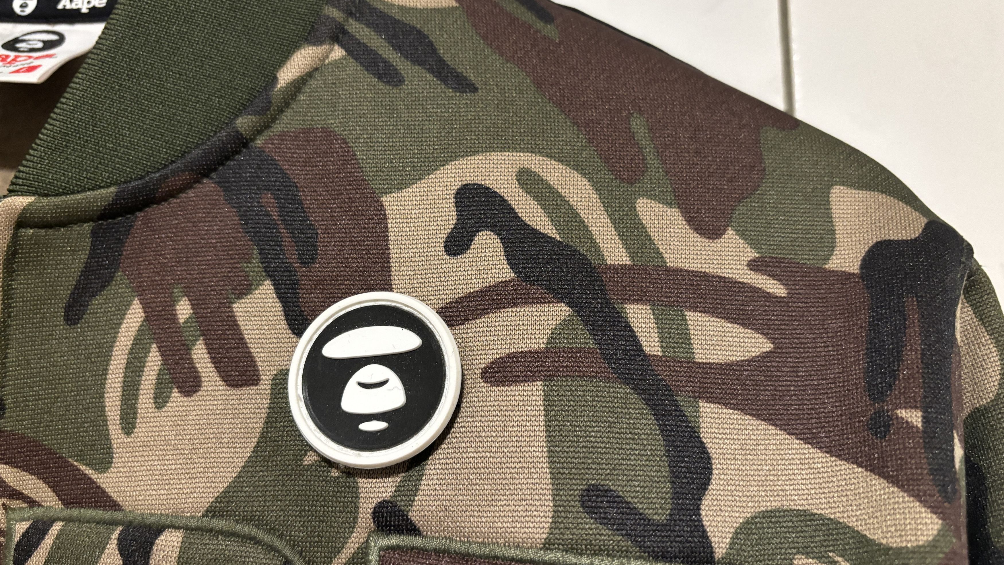 Aape AAPE Now by A Bathing Ape Camo Bomber Jacket - Medium Size US M / EU 48-50 / 2 - 9 Thumbnail
