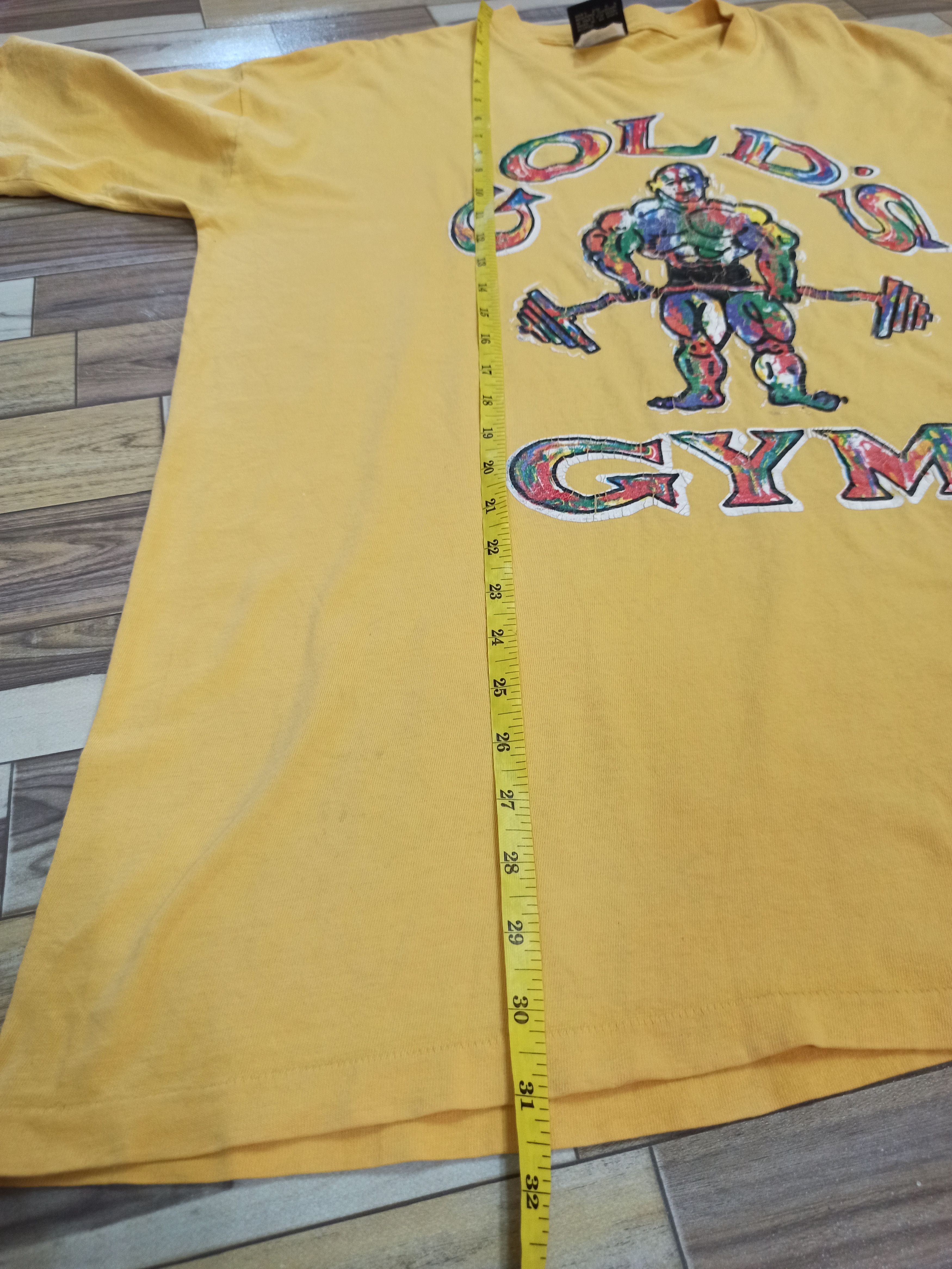 Vintage Very rare Vtg 90s Gold gym Tshirt Size US L / EU 52-54 / 3 - 11 Thumbnail