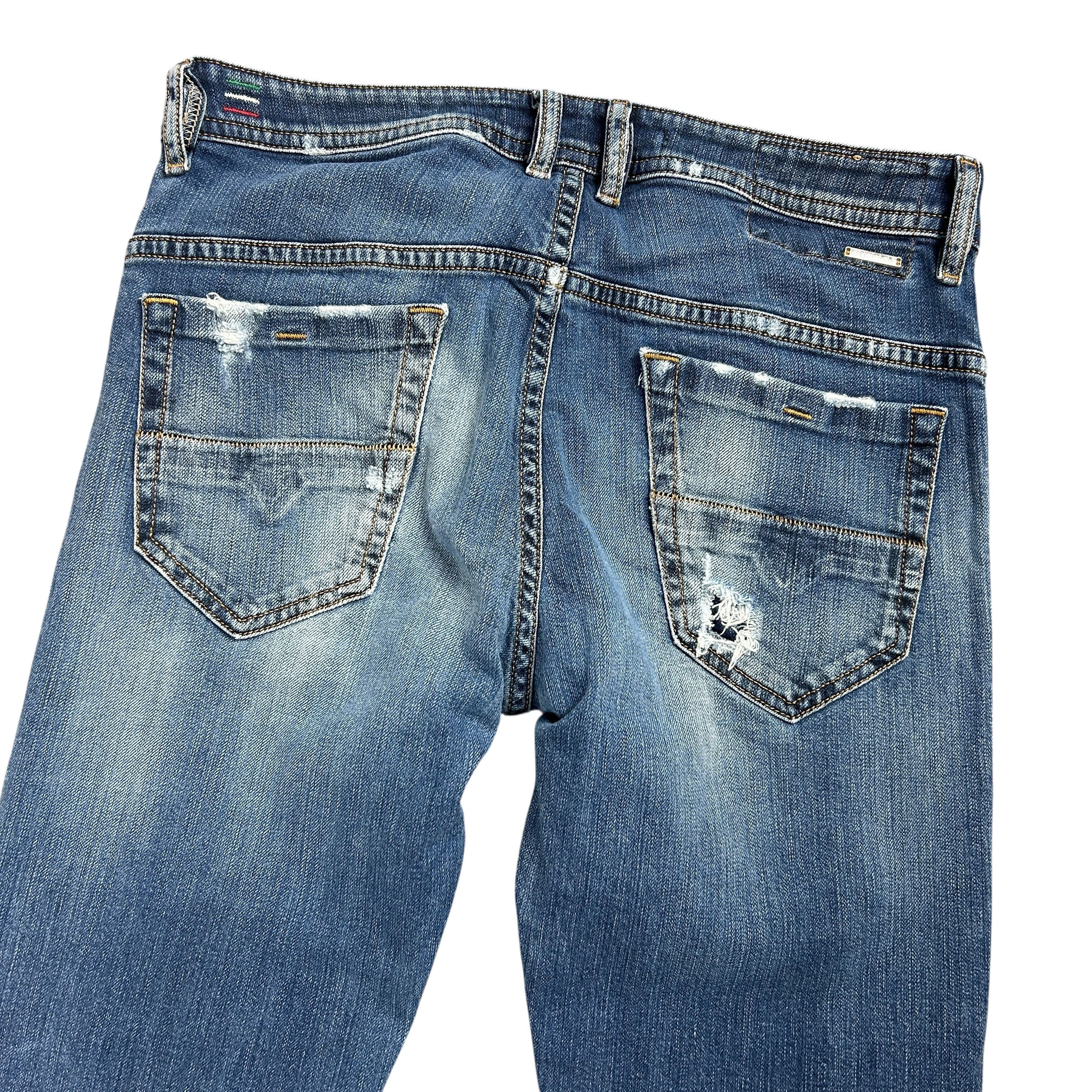 Diesel Diesel DNA Thommer Slim Skinny Stretch Blue Denim W31L32 Size US 31 - 4 Thumbnail