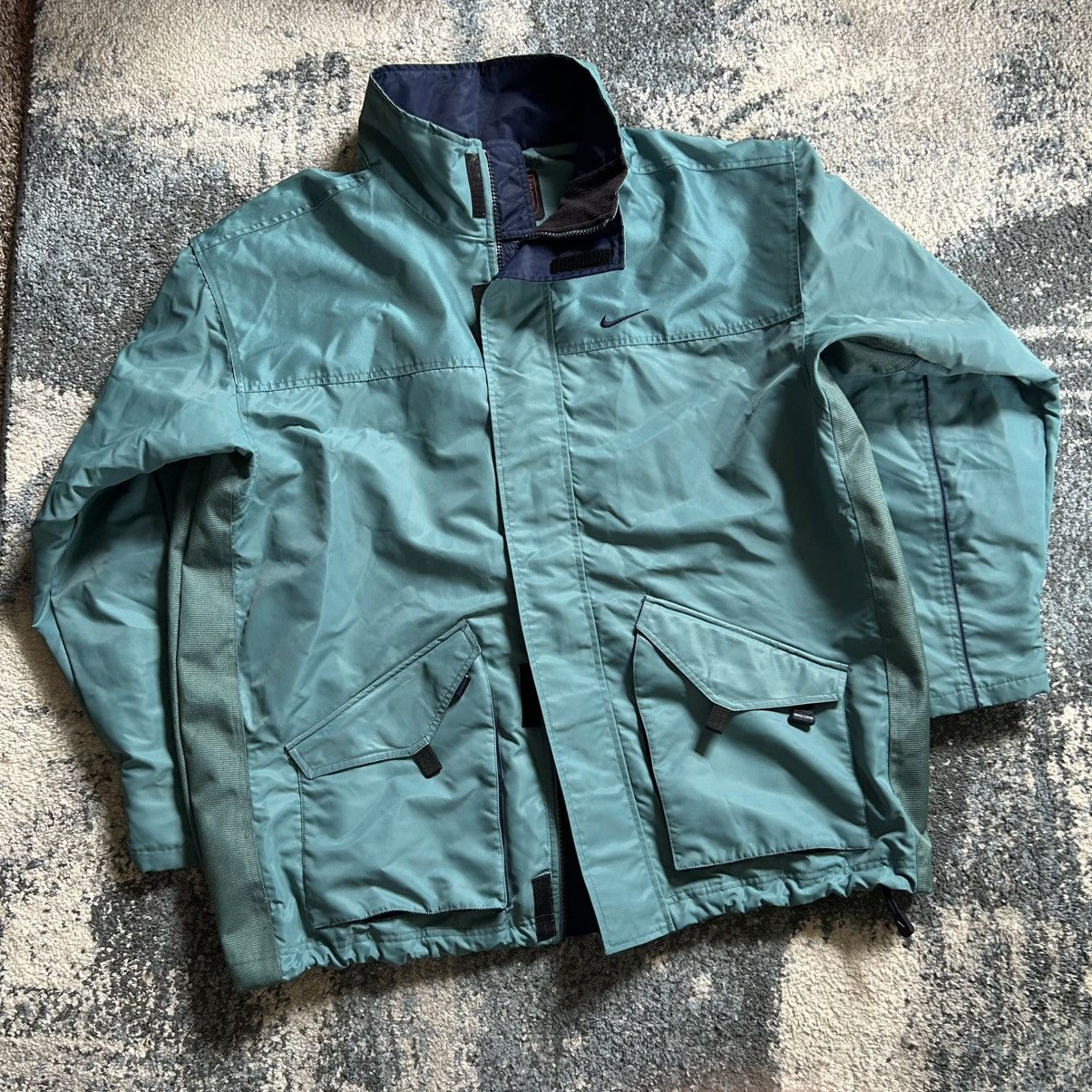Nike ACG TEAL NAVY NYLON STORM-FiT RAiN JACKET COAT SEATTLE MARiNERS Size US XXL / EU 58 / 5 - 1 Thumbnail