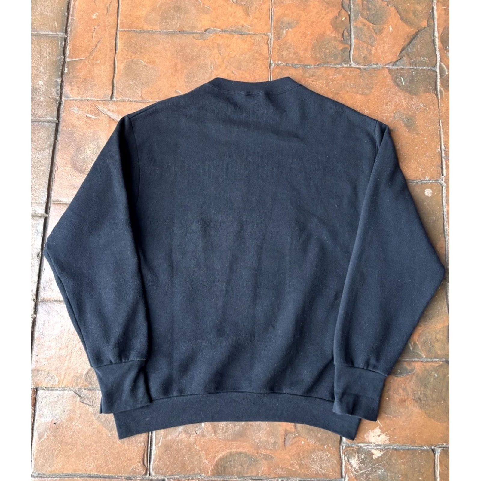 Delta VINTAGE 90s South Padre Island Embroidered Crew Neck Sweatshirt Medium Souvenir Delta Unisex Adults Black Cotton Polyester Pullover Size US M / EU 48-50 / 2 - 3 Thumbnail
