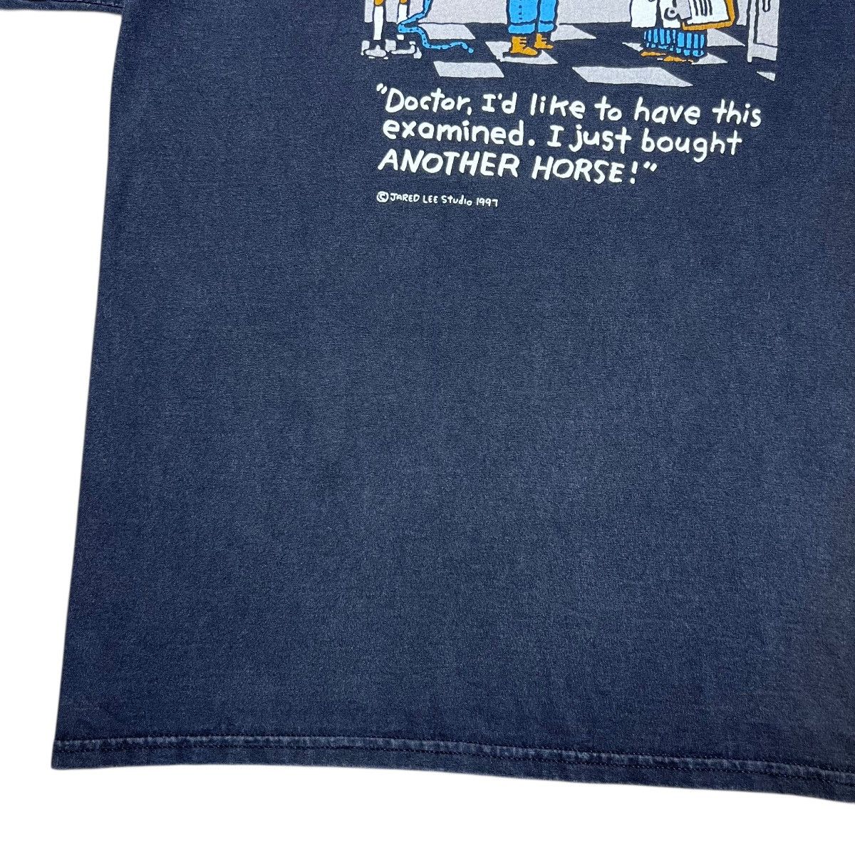 Other Vintage 1990s Jared Lee I Bought Another Horse Comic T-Shirt Size US L / EU 52-54 / 3 - 6 Thumbnail