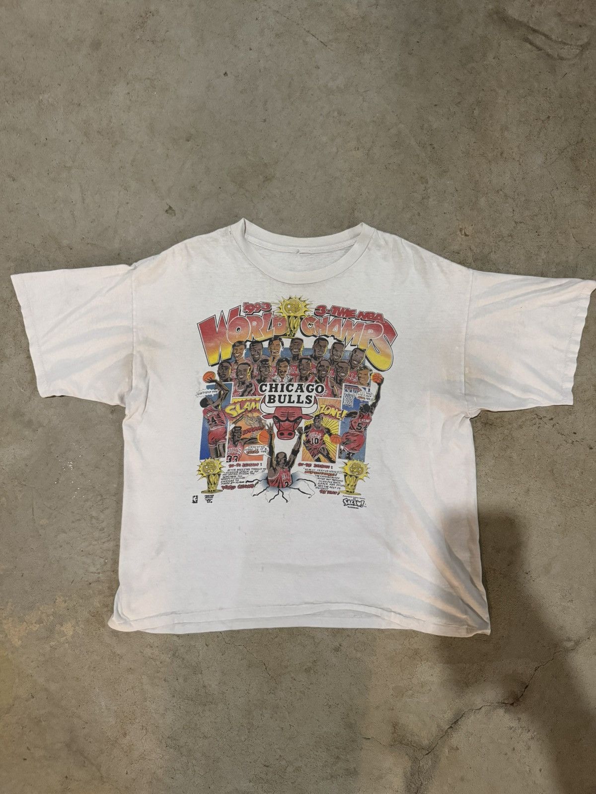Salem Sportswear Salem Chicago Bulls 1993 3 Peat Size US L / EU 52-54 / 3 - 2 Thumbnail