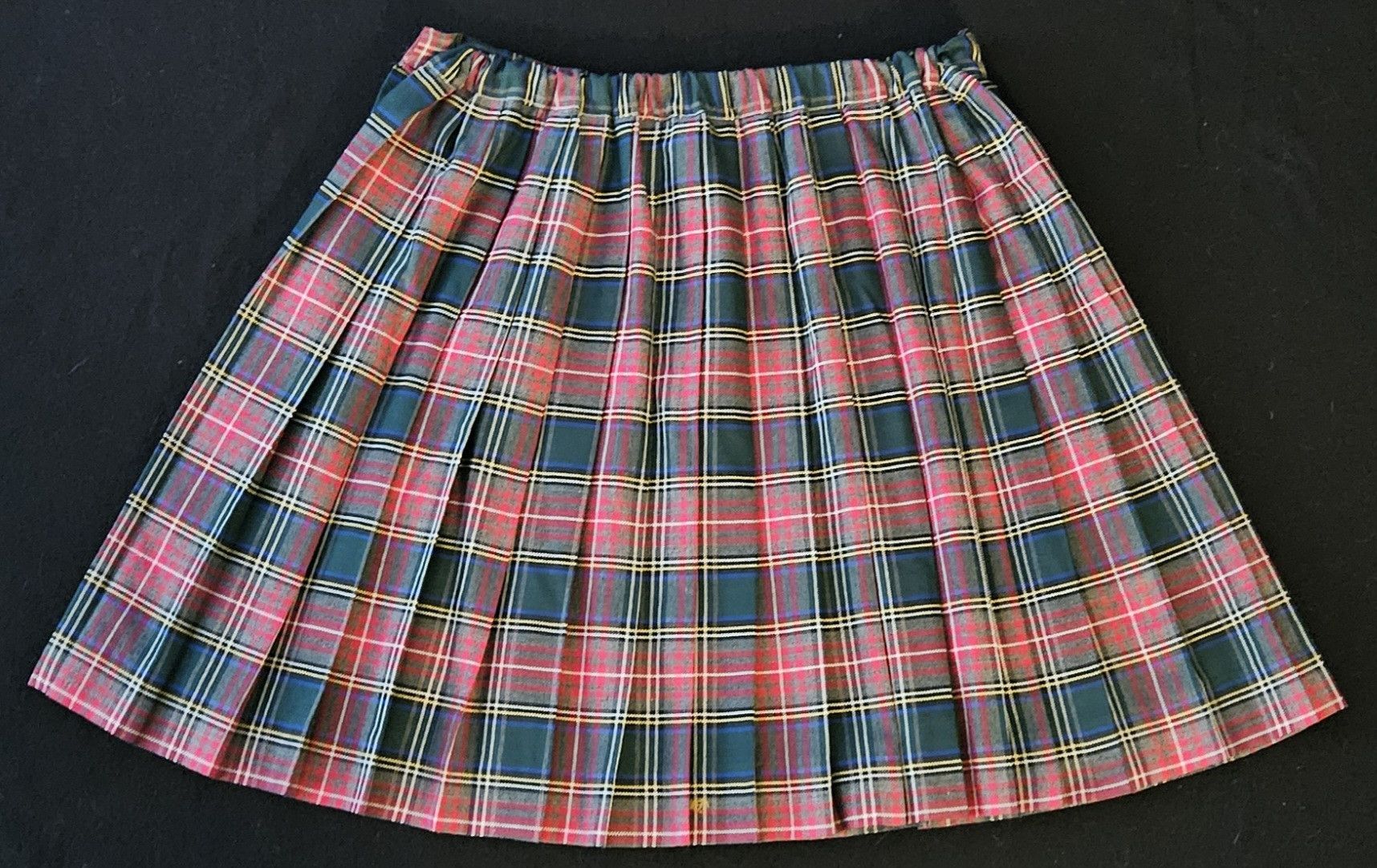 Other Vintage 1980's HHR plaid pleated skirt Size 27" / US 4 / IT 40 - 4 Thumbnail