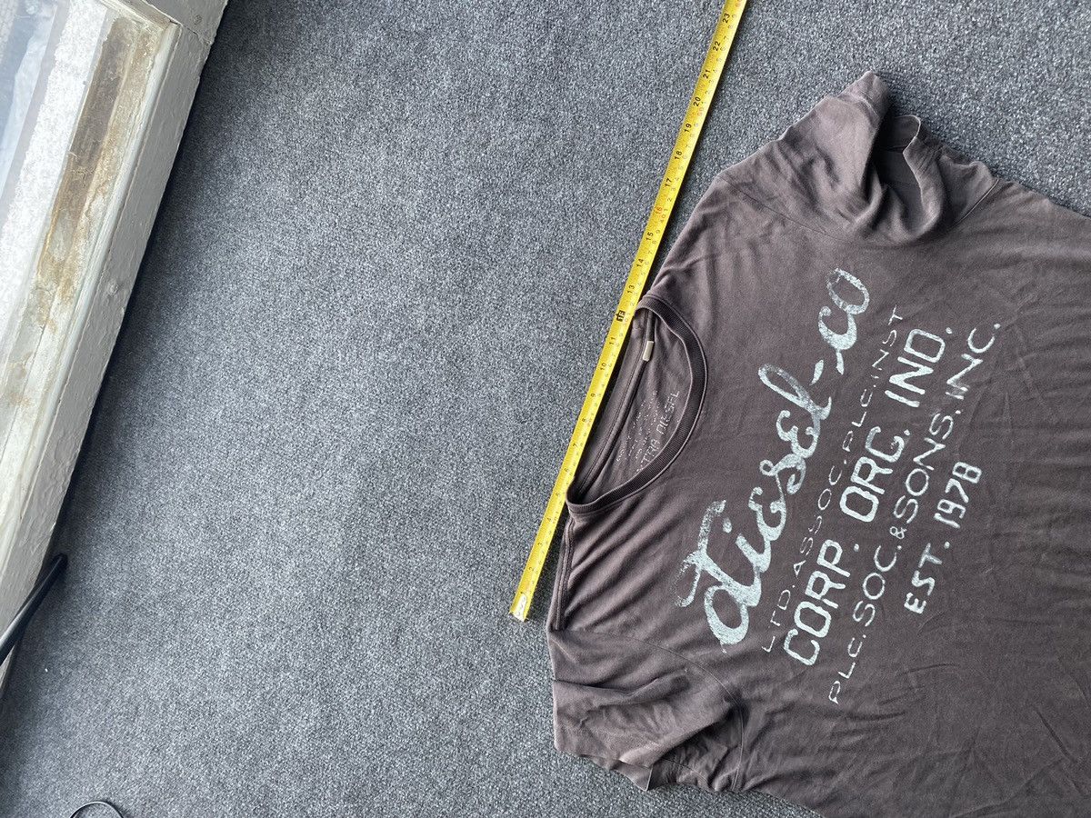 Diesel 🔥Opium Punk Diesel Brown gothic emo T shirt tee men M Size US M / EU 48-50 / 2 - 9 Thumbnail