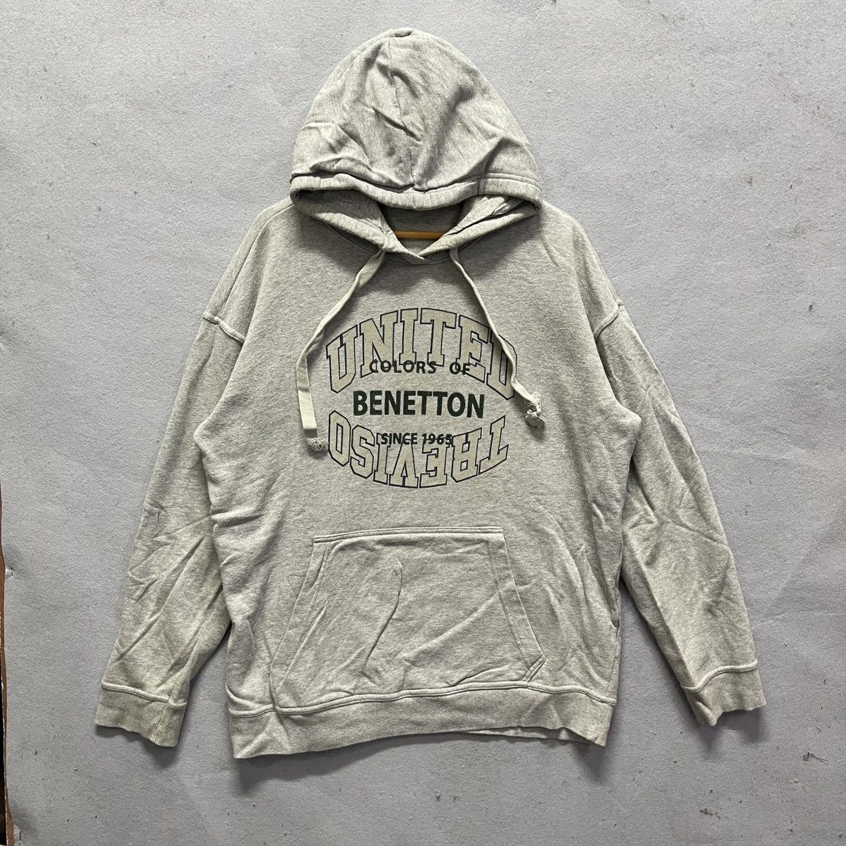 United Colors Of Benetton United Colors of Benetton Logo Hoodie Sweatshirt (XL) Size US XL / EU 56 / 4 - 1 Thumbnail