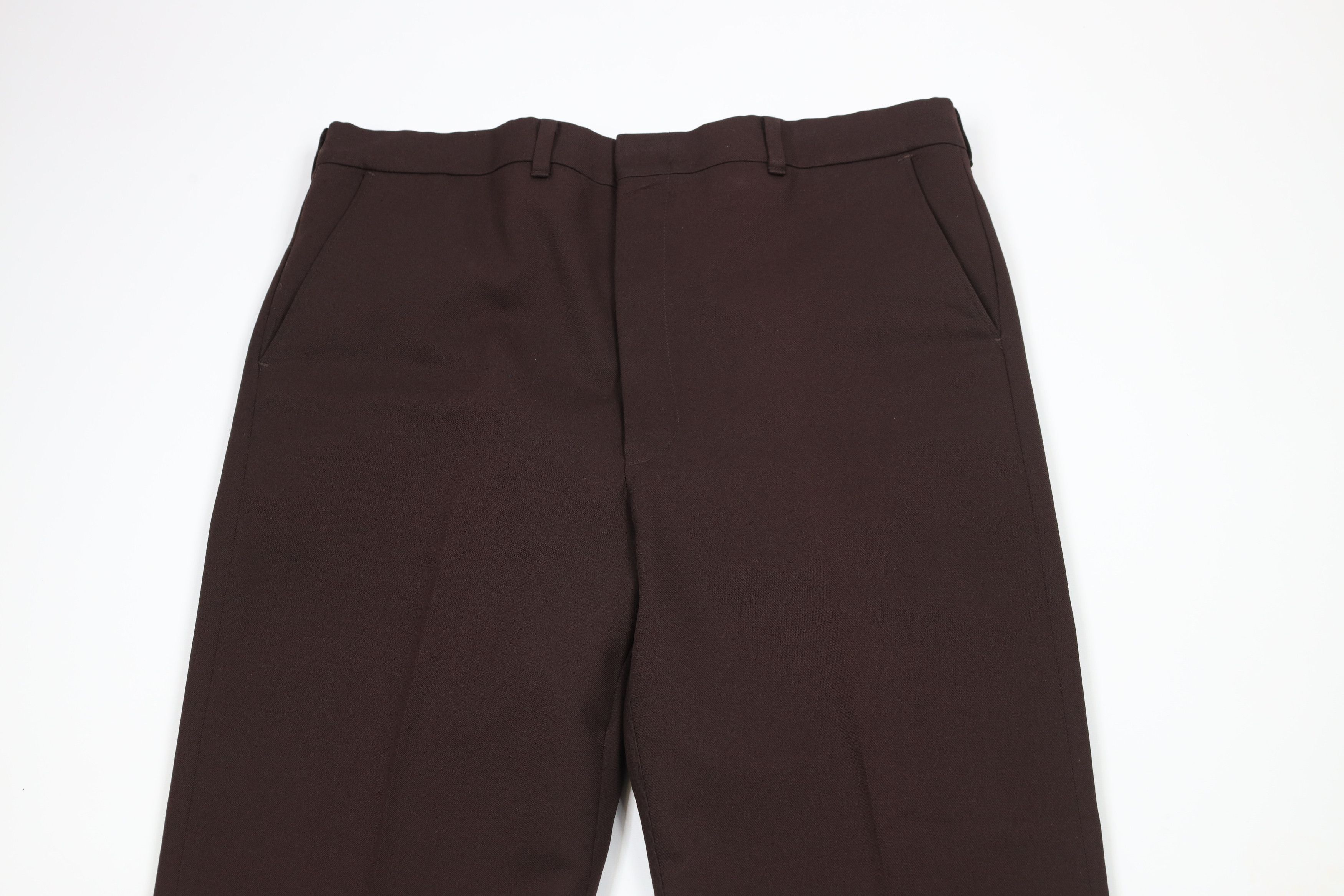 Vintage Vintage 70s Streetwear Wide Leg Bell Bottoms Pants Brown USA Size US 36 / EU 52 - 2 Thumbnail