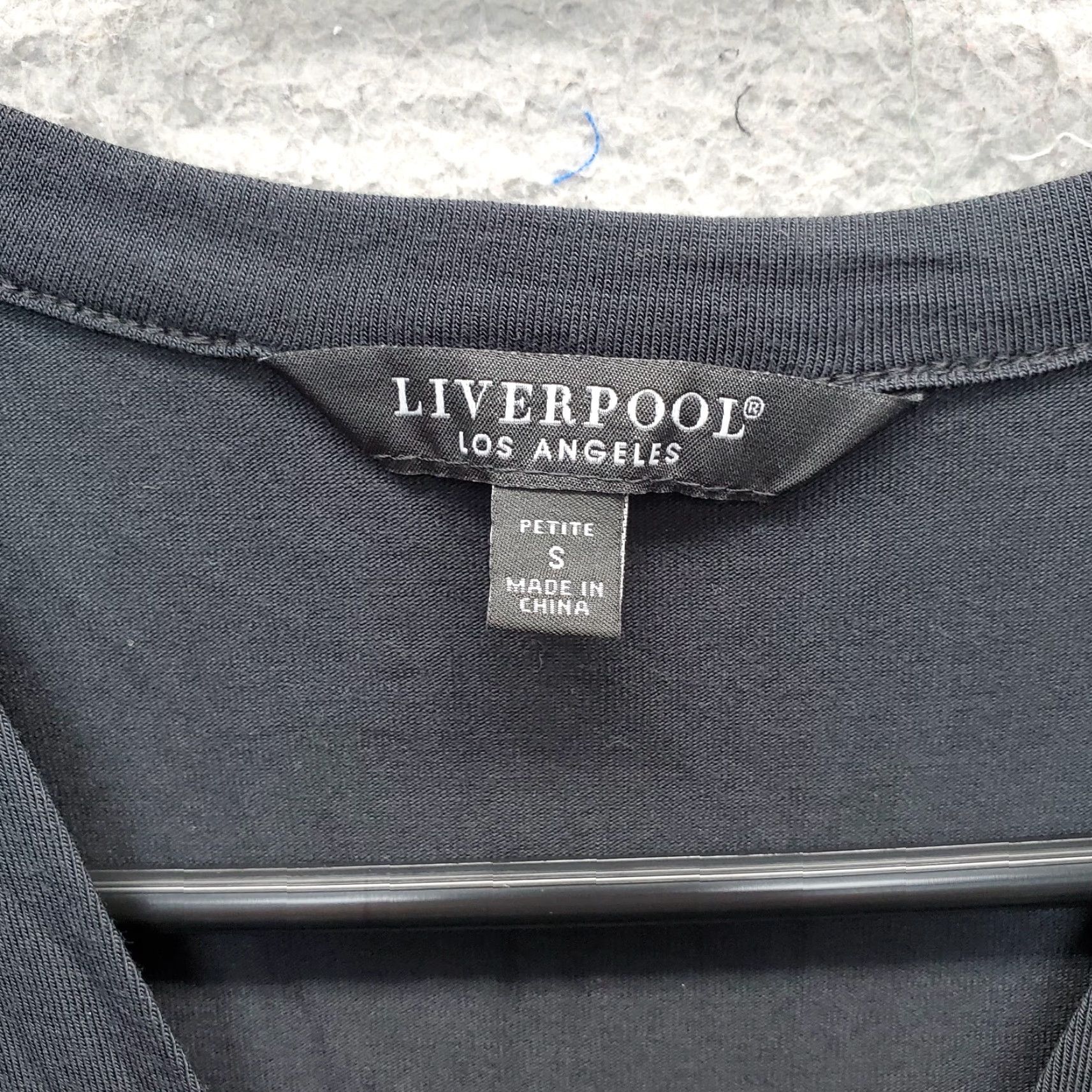 Vintage Liverpool Los Angeles Knit Top Womens PS Black Modal Sleeveless V-Neck Shirt Size S / US 4 / IT 40 - 5 Thumbnail