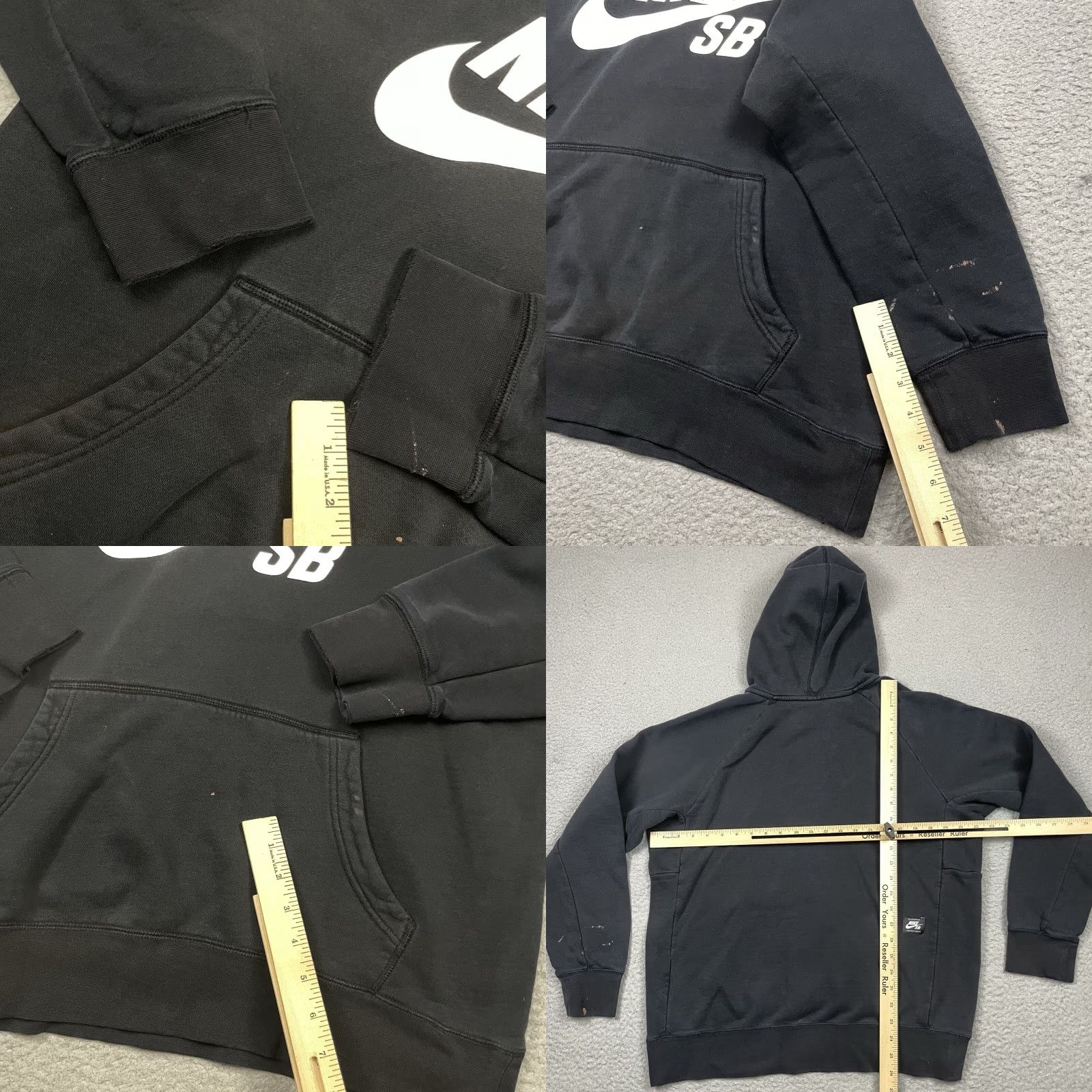 Nike VINTAGE Nike SB Sweatshirt Hoodie Adult L Black Logo 90s Grunge Skateboarding Y2K Size US L / EU 52-54 / 3 - 8 Thumbnail