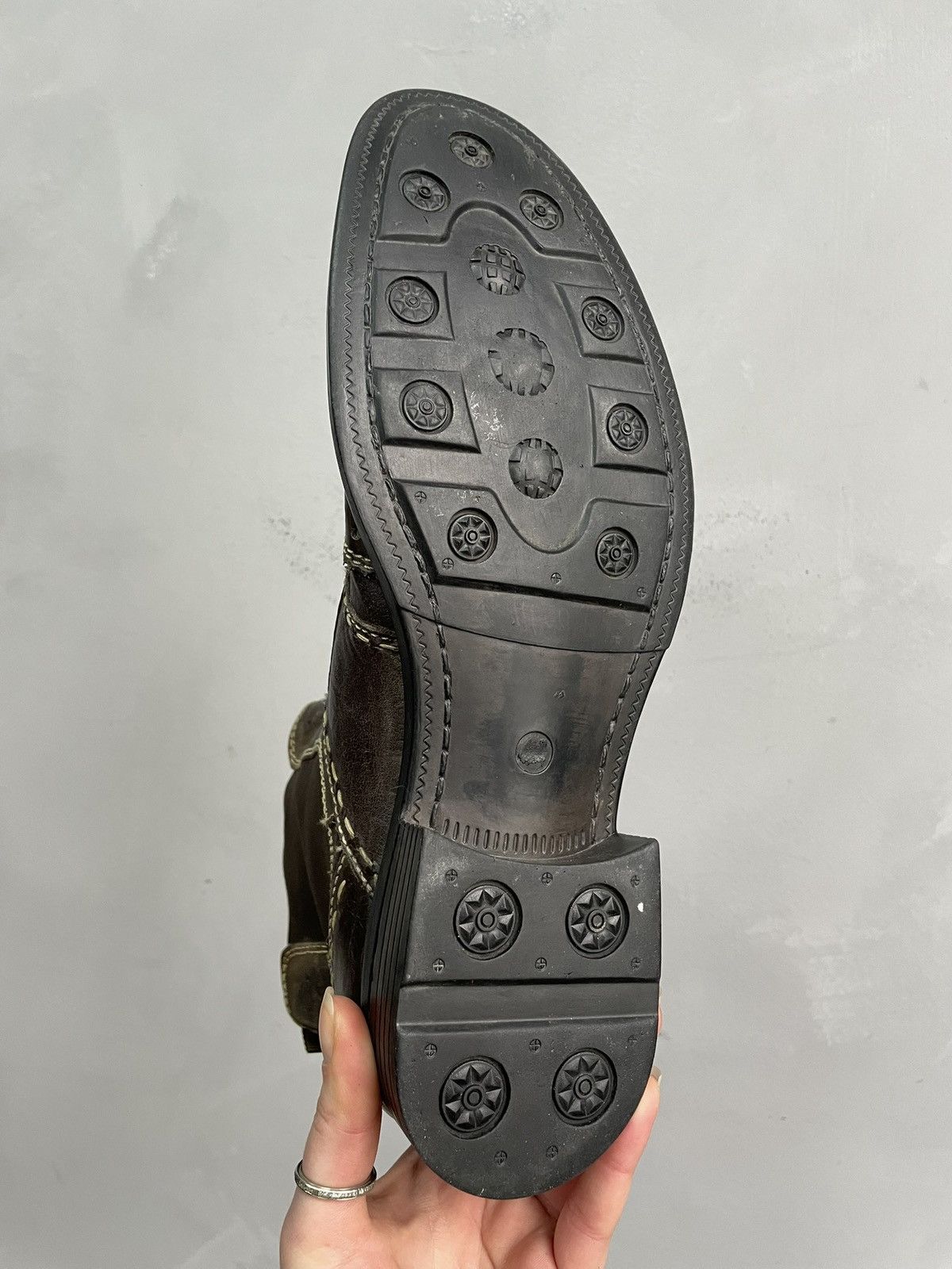 Undercover Rare brown leather platform boots hype brogue guidi style Size US 11 / EU 44 - 12 Thumbnail