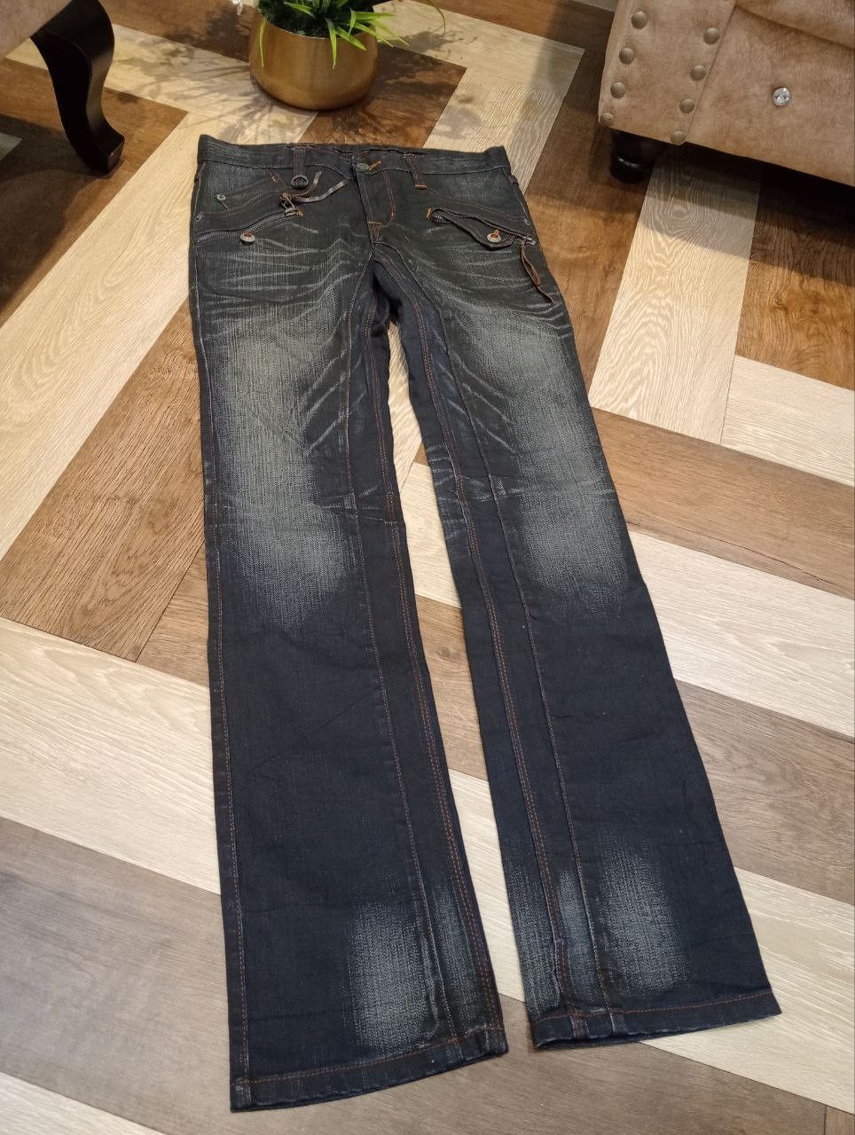 Nicole Club NICOLE CLUB FOR MEN JAPAN WASHED DENIM PANTS Size US 32 / EU 48 - 3 Thumbnail