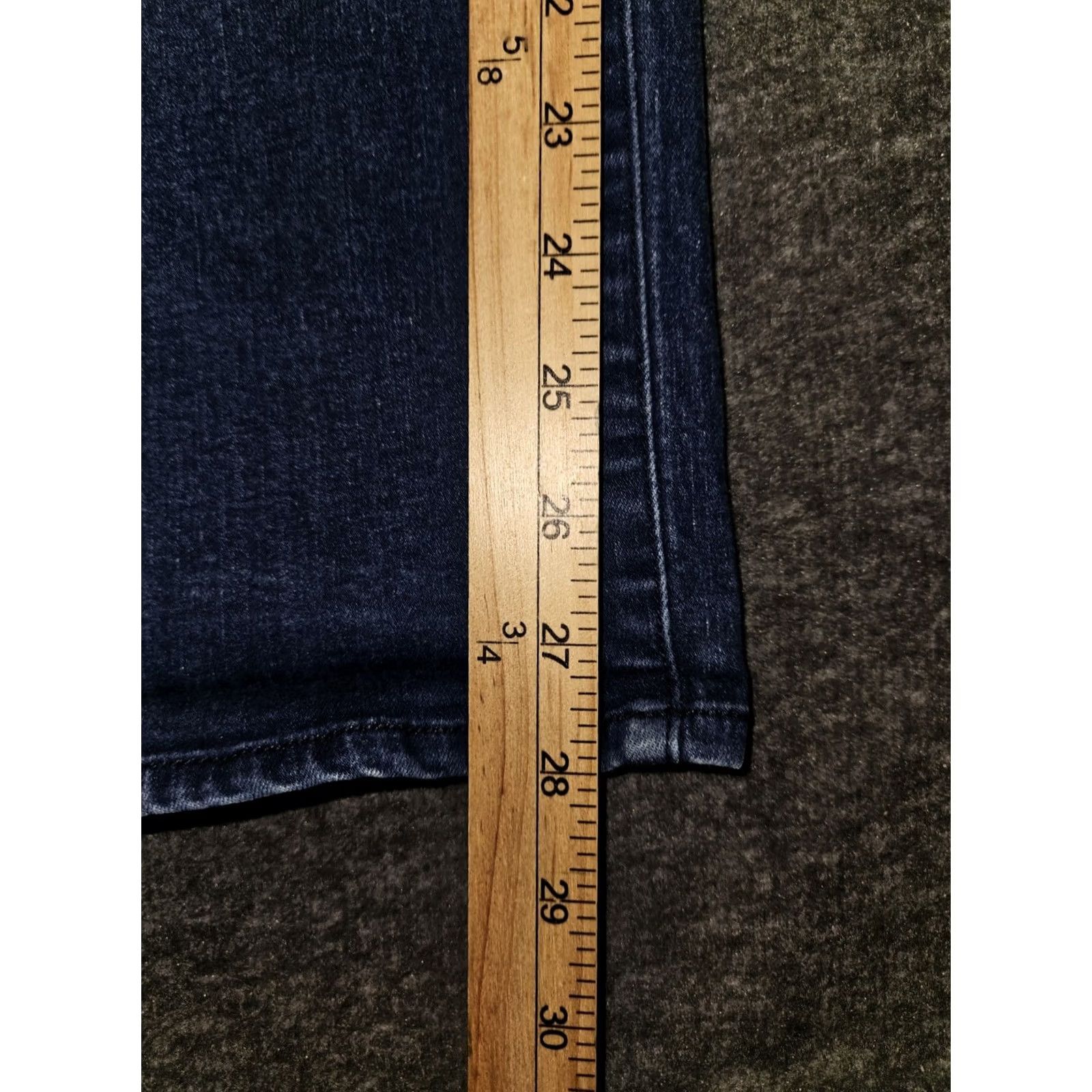 NYDJ NYDJ Marilyn Straight Women's 20WP High Rise Blue Denim Jeans City Preppy Slimming Stretch Pockets Logo Zipper Button 28in Inseam XS? Size ONE SIZE - 6 Thumbnail