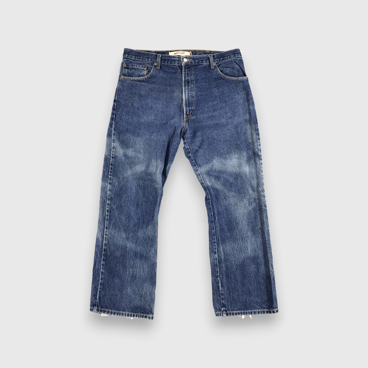 Levi's Vintage 90s Stone Wash Levis 517 Flare Jeans-J1237 Size US 39 - 1 Thumbnail