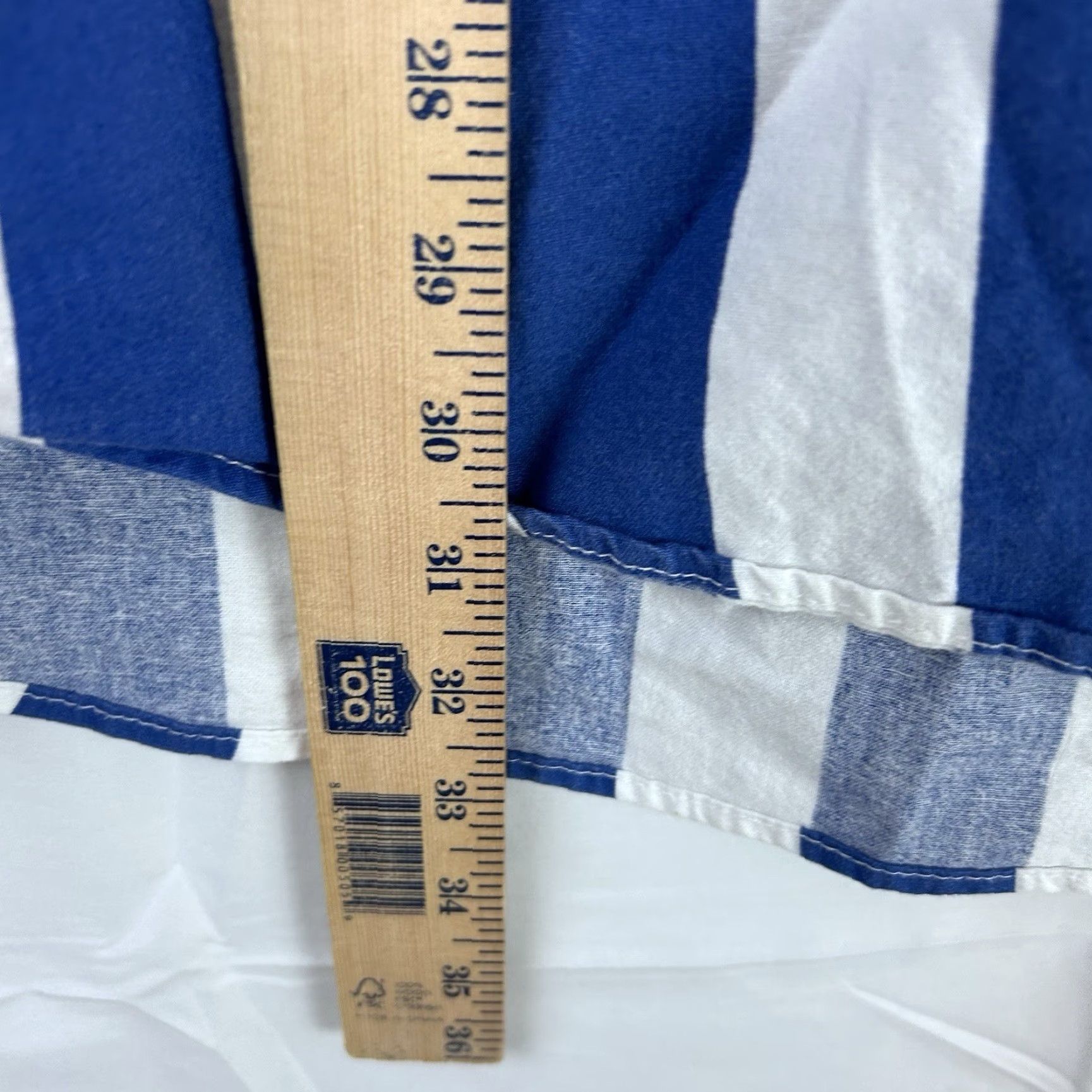 Chubbies Chubbies The Nutter Shirt Mens XL Short Sleeve Button-Up Blue White Striped Size US XL / EU 56 / 4 - 6 Thumbnail