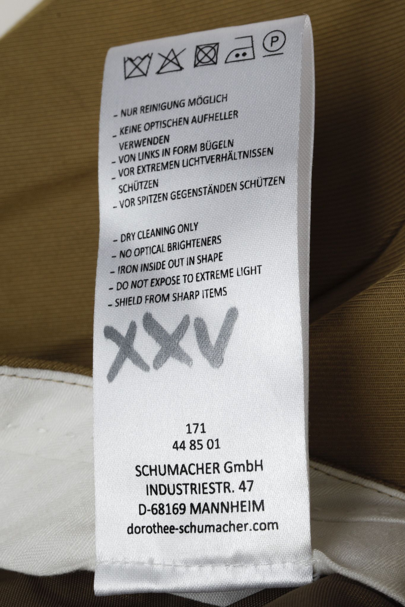 DOROTHEE SCHUMACHER Dorothee Schumacher Khaki Spit Leg Light Trousers Size 31" - 11 Thumbnail