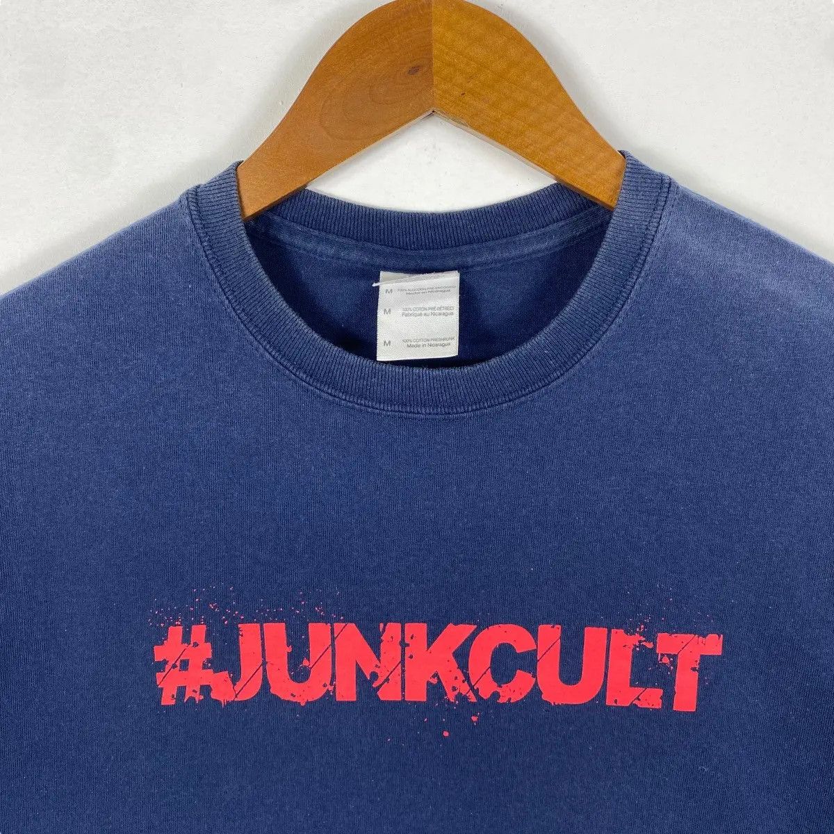 Other Vintage 00's JUNKCULT F*ck Your Swag Graphic Faded Tee Shirt Size US M / EU 48-50 / 2 - 2 Thumbnail