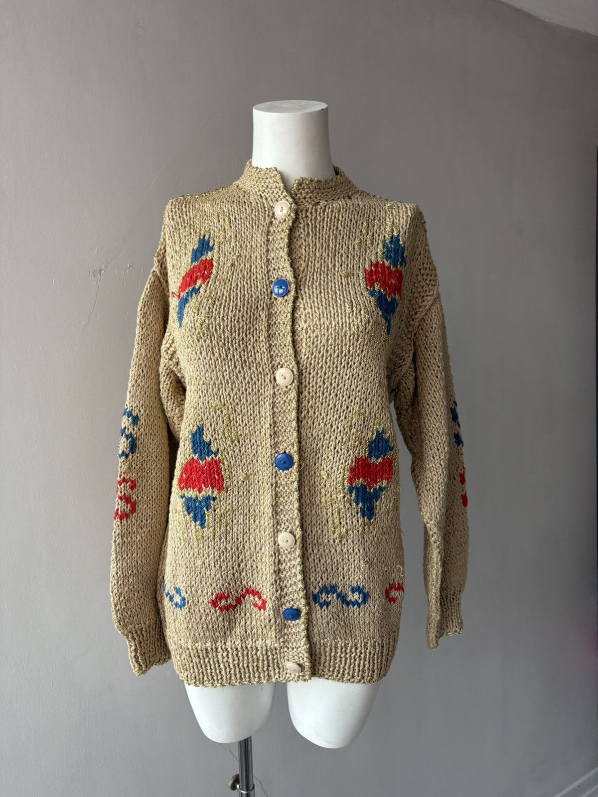 Vintage Parisian cardigan Size L / US 10 / IT 46 - 7 Thumbnail