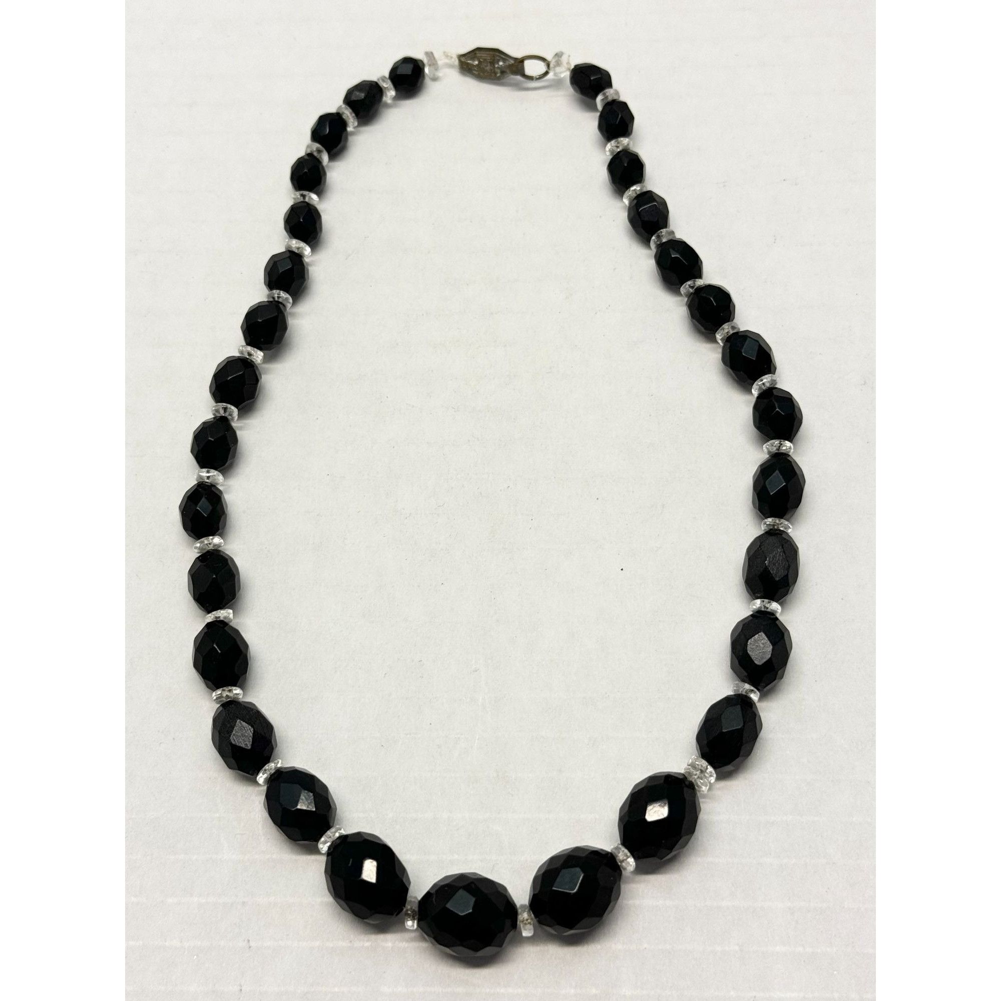 Vintage Art deco estate glass beaded necklace Size ONE SIZE - 3 Thumbnail