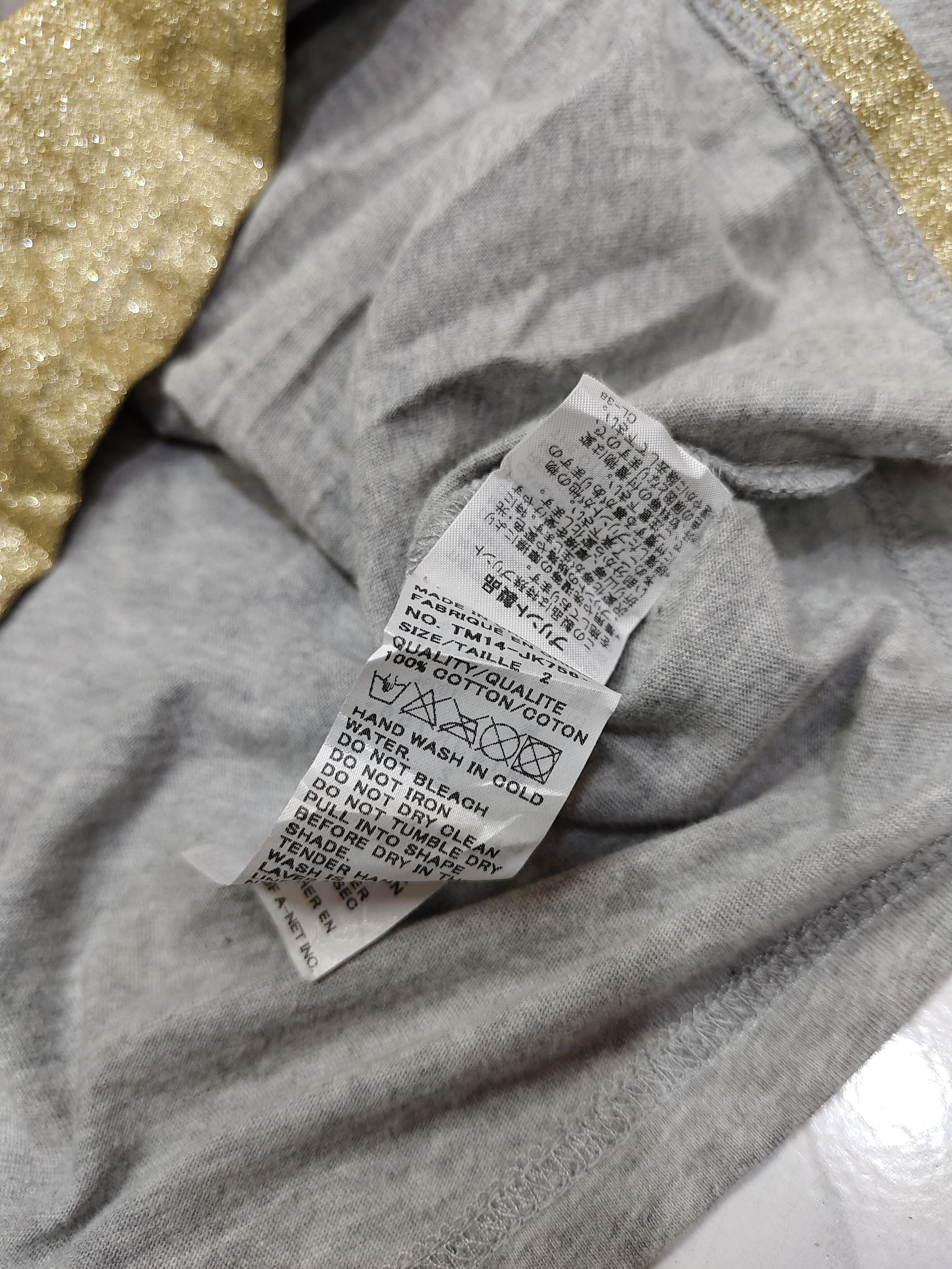 Tsumori Chisato 🇯🇵Tsumori Chisato🇯🇵 Cats Gold Metallic Tshirt Size M / US 6-8 / IT 42-44 - 6 Thumbnail