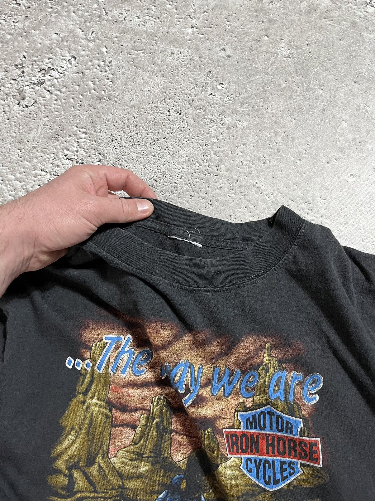 Vintage Vintage Y2K Motor Iron Horse Cycles Shirt Biker T shirt Tee Size US XXL / EU 58 / 5 - 8 Thumbnail