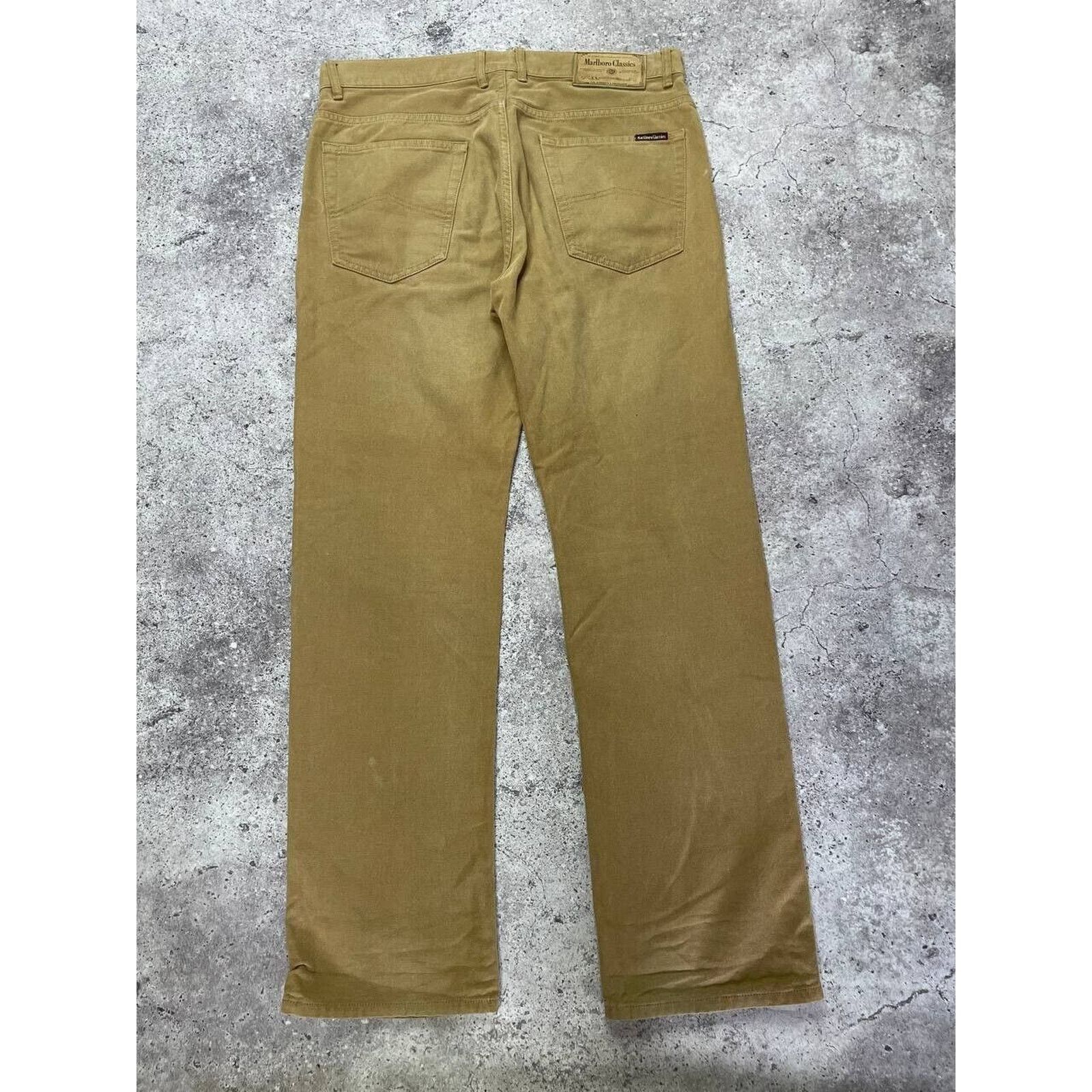 Marlboro Classics × Vintage Vintage Marlboro Classics Brown Cotton Pants Casual Workwear Size US 34 / EU 50 - 3 Thumbnail
