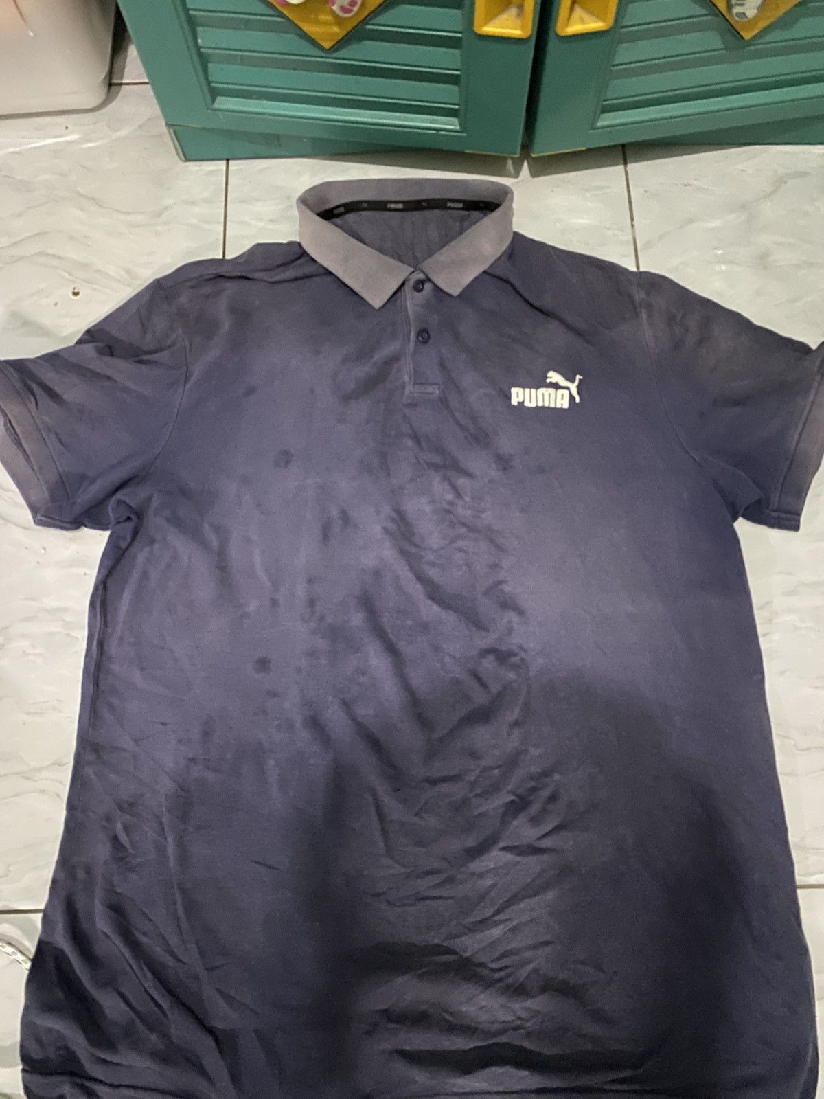 Puma Tall puma se way 1 navy blue golf polo shirt Size US XL / EU 56 / 4 - 2 Thumbnail