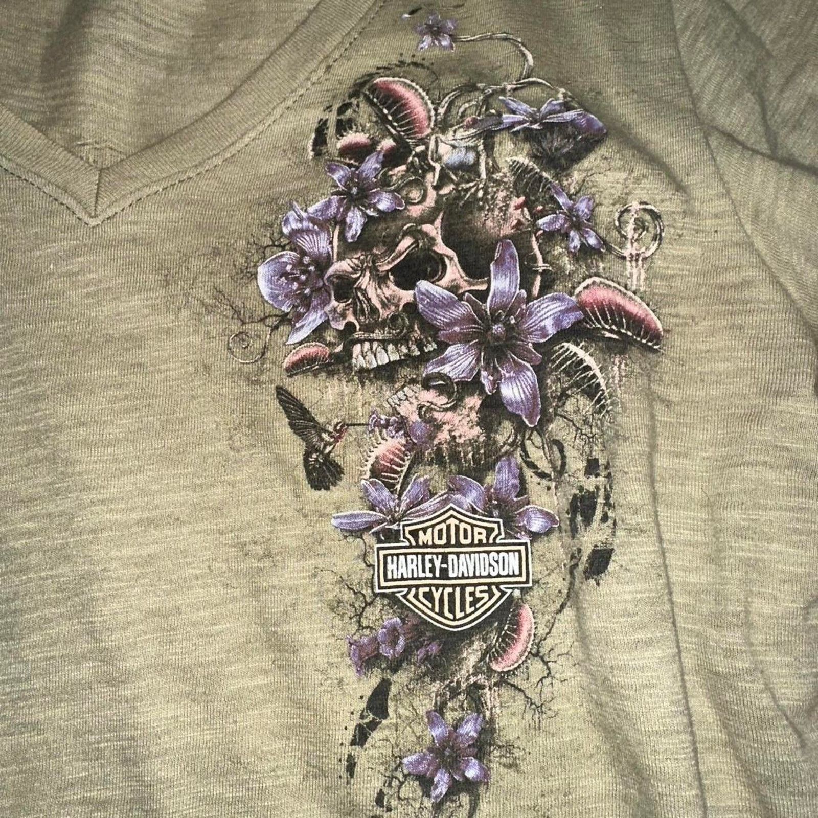 Harley Davidson Harley davidson v neck shirt Size US S / EU 44-46 / 1 - 2 Thumbnail