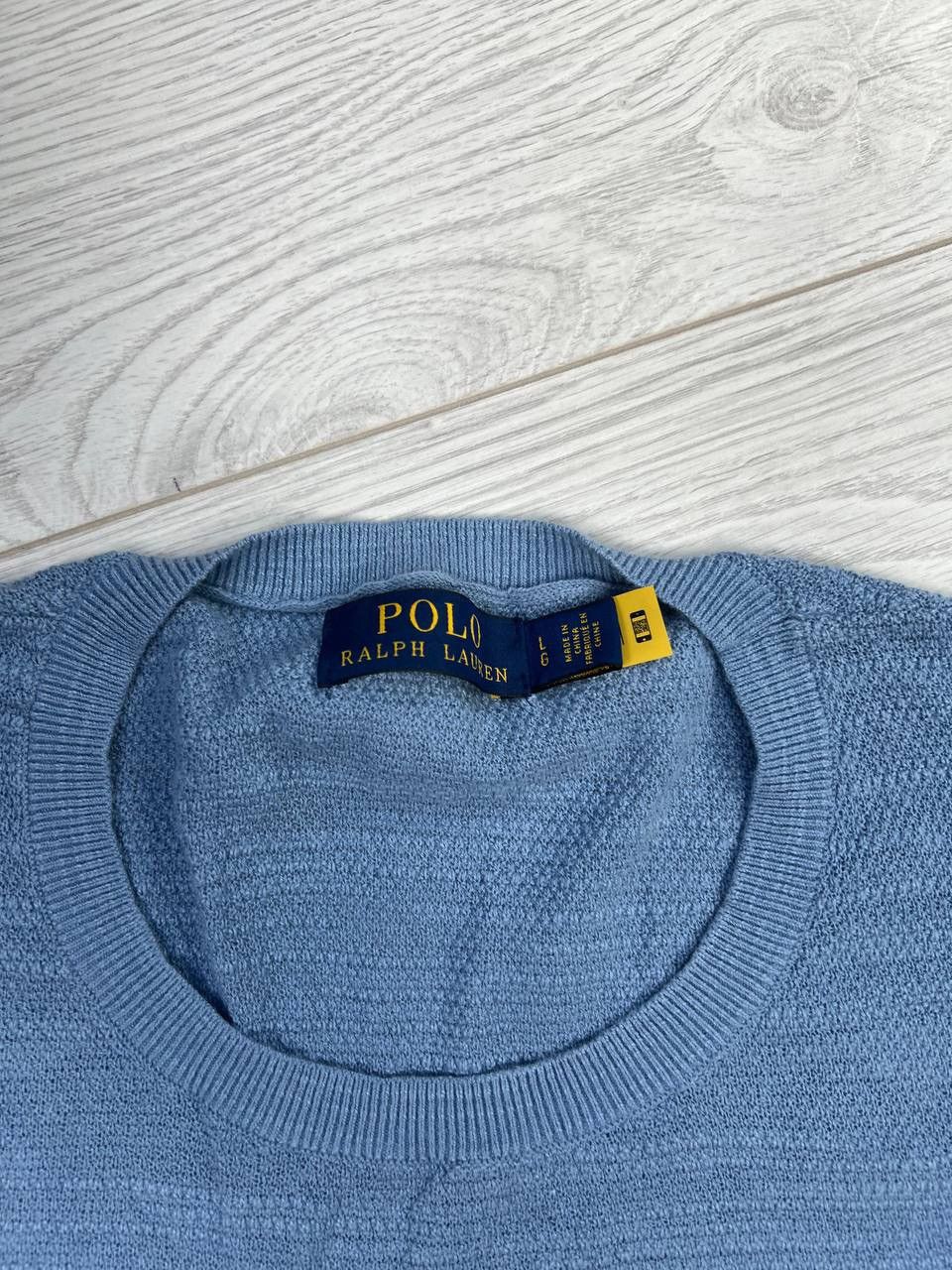 Polo Ralph Lauren × Vintage Vintage Polo Ralph Lauren Striped Boxy Sweater Y2K L Size US L / EU 52-54 / 3 - 6 Thumbnail